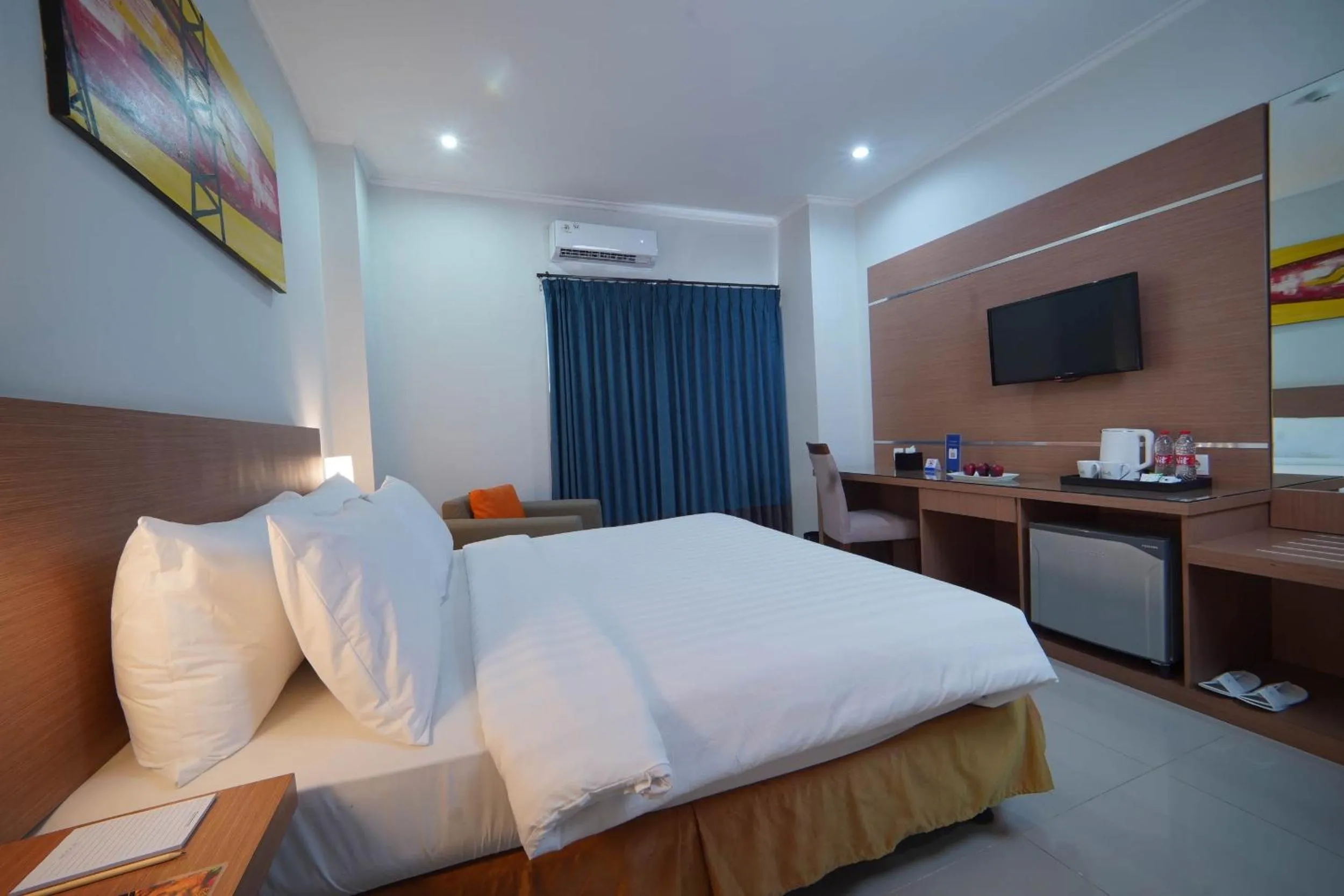 Bed in Noola Hotel Cilacap