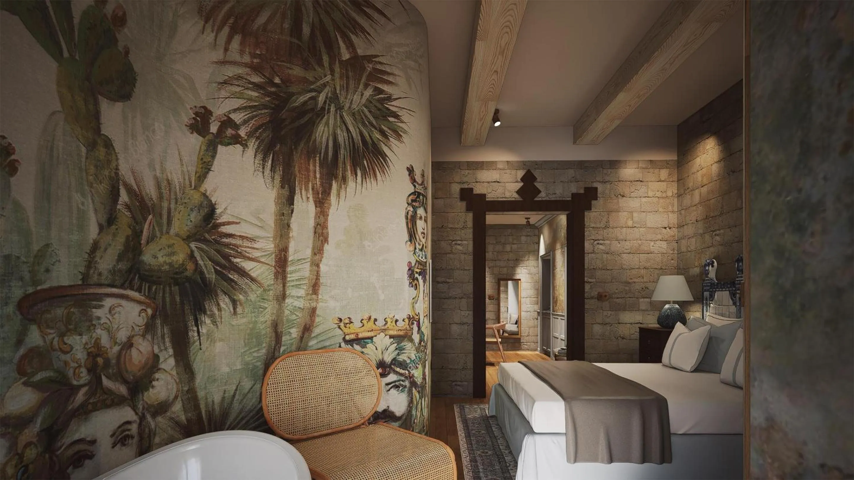 Bed in The Vincent Boutique Hotel, BW Premier Collection