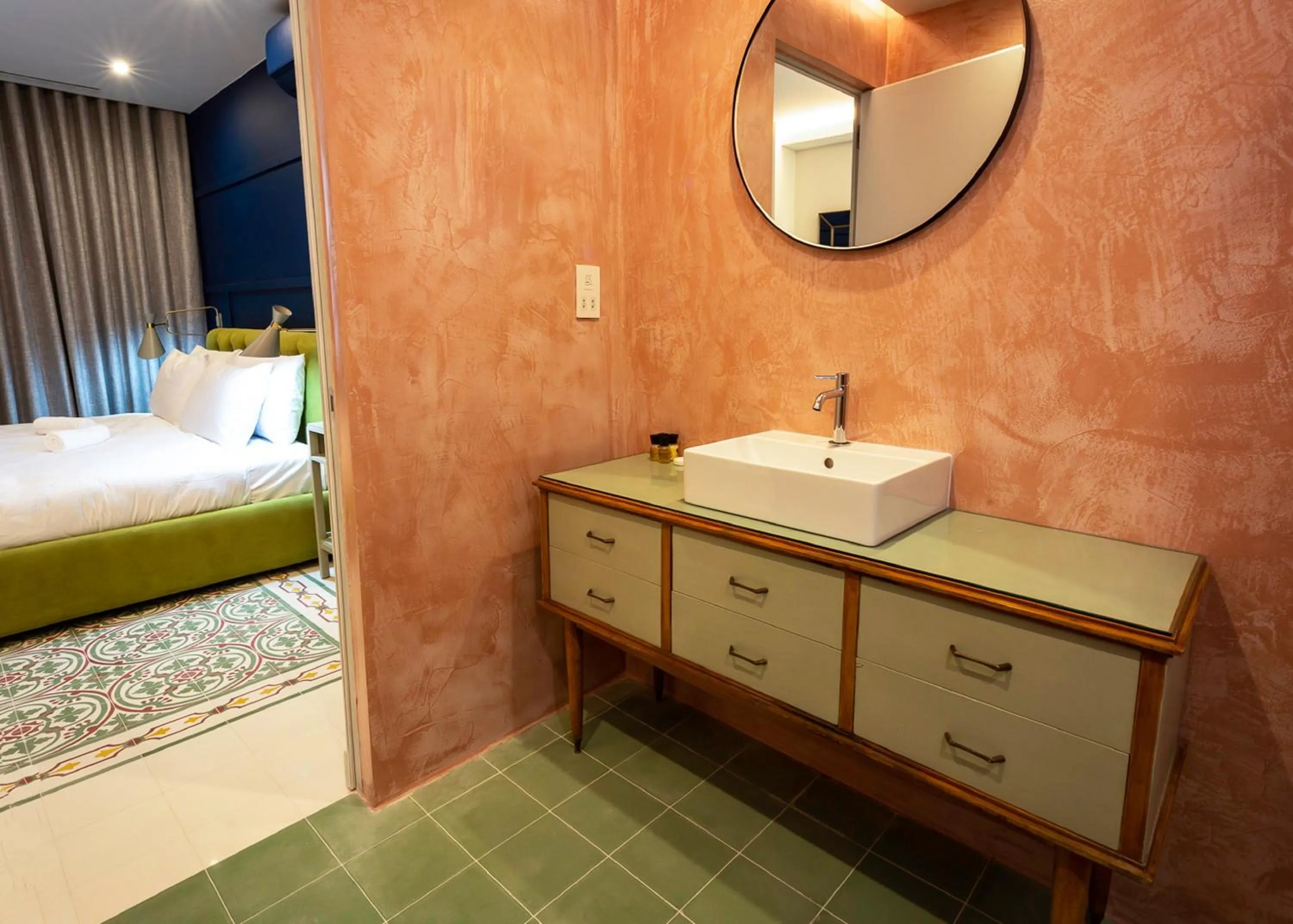 Bathroom in The Vincent Boutique Suites