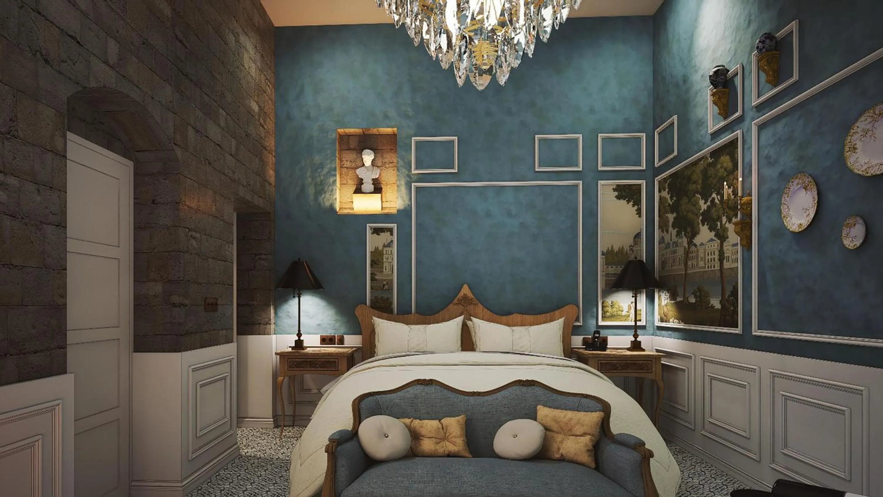 Bed in The Vincent Boutique Hotel, BW Premier Collection