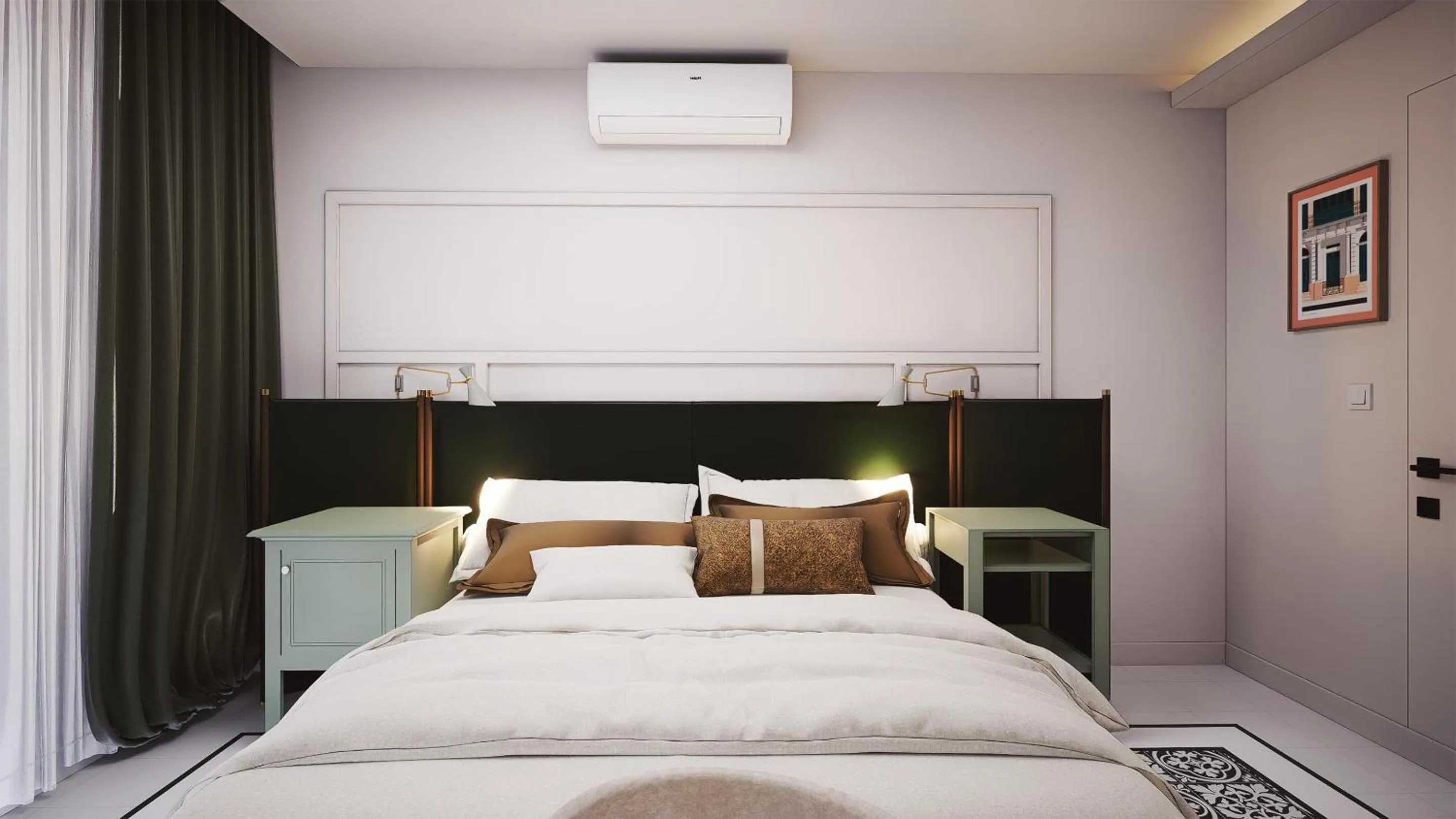 Bed in The Vincent Boutique Hotel, BW Premier Collection