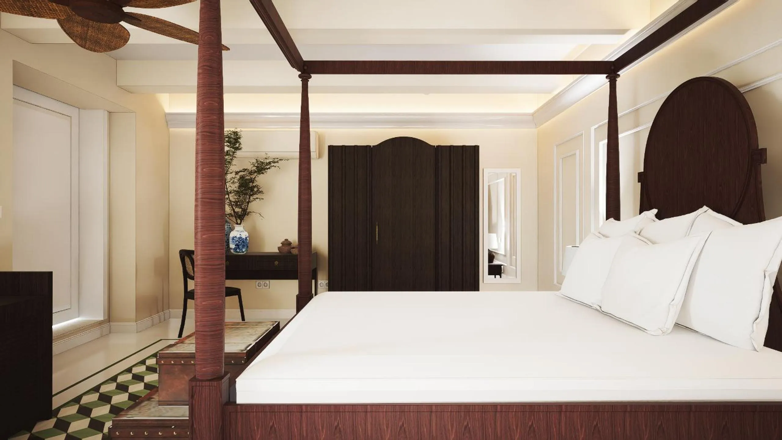 Bed in The Vincent Boutique Hotel, BW Premier Collection