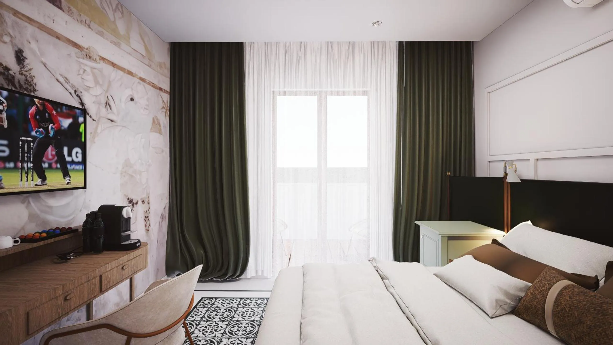 Bed in The Vincent Boutique Hotel, BW Premier Collection