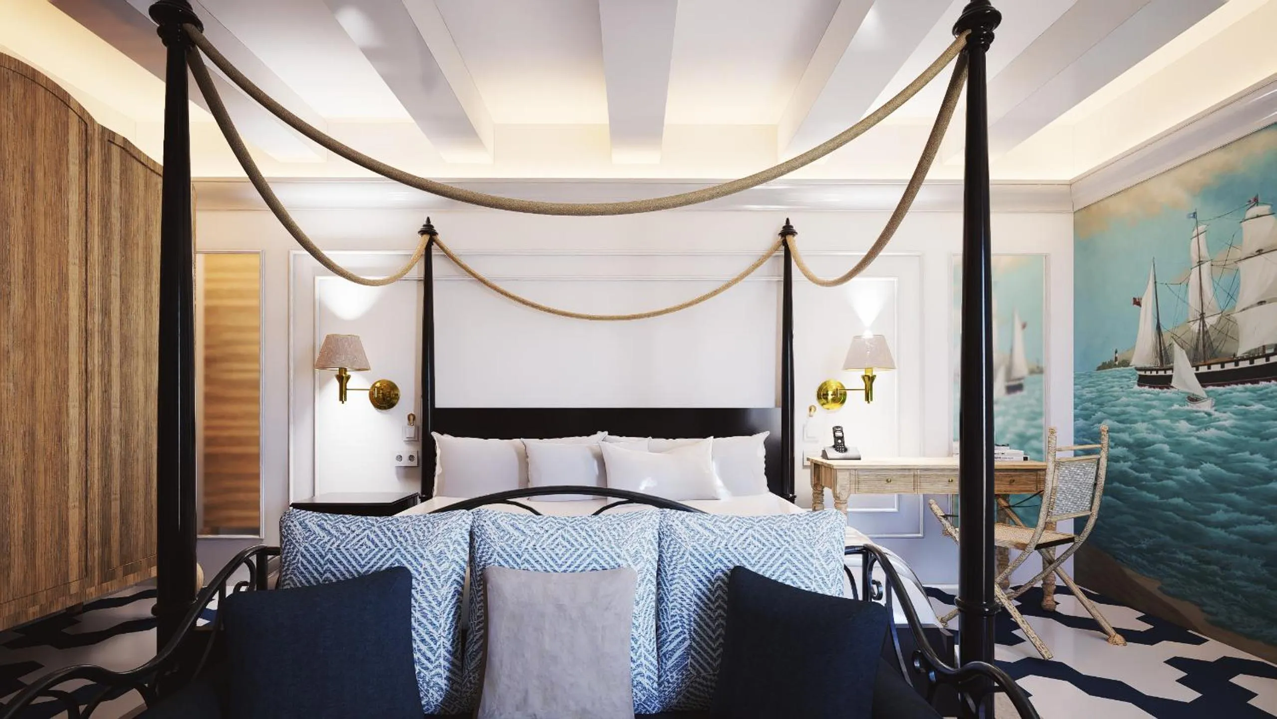 Bed in The Vincent Boutique Hotel, BW Premier Collection