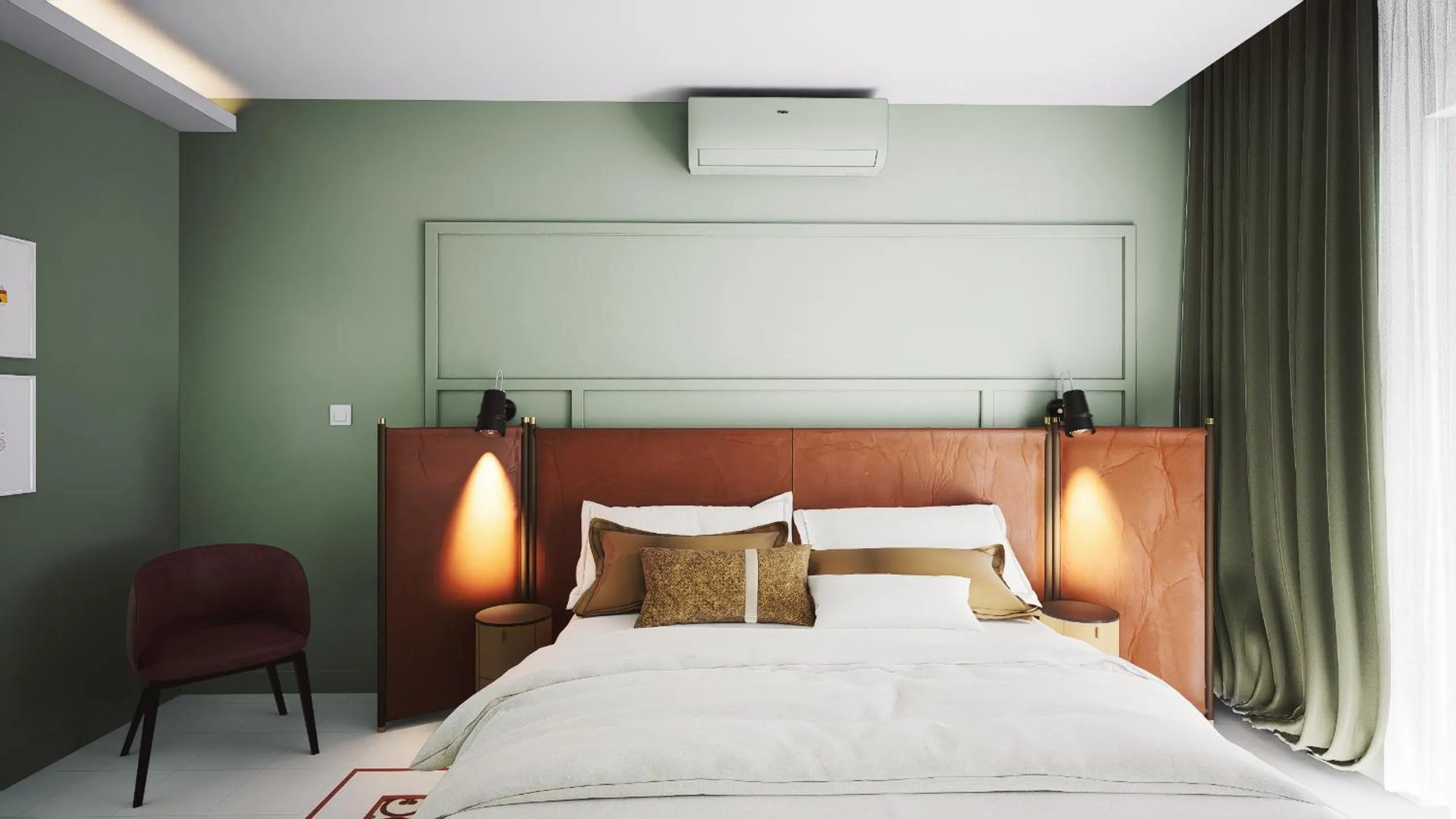 Bed in The Vincent Boutique Hotel, BW Premier Collection