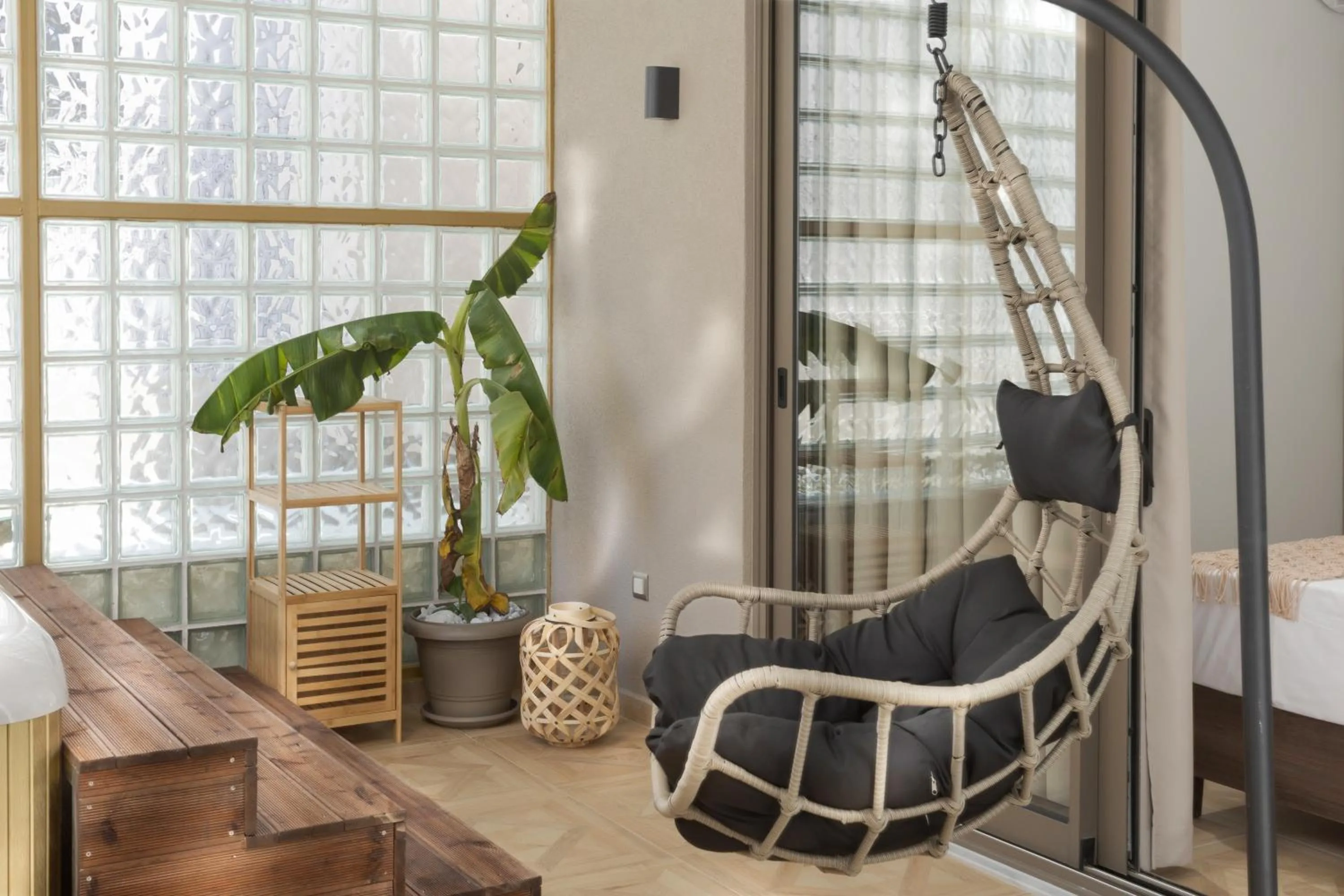 Patio in Royal Gold City Suites by Omilos Hotels