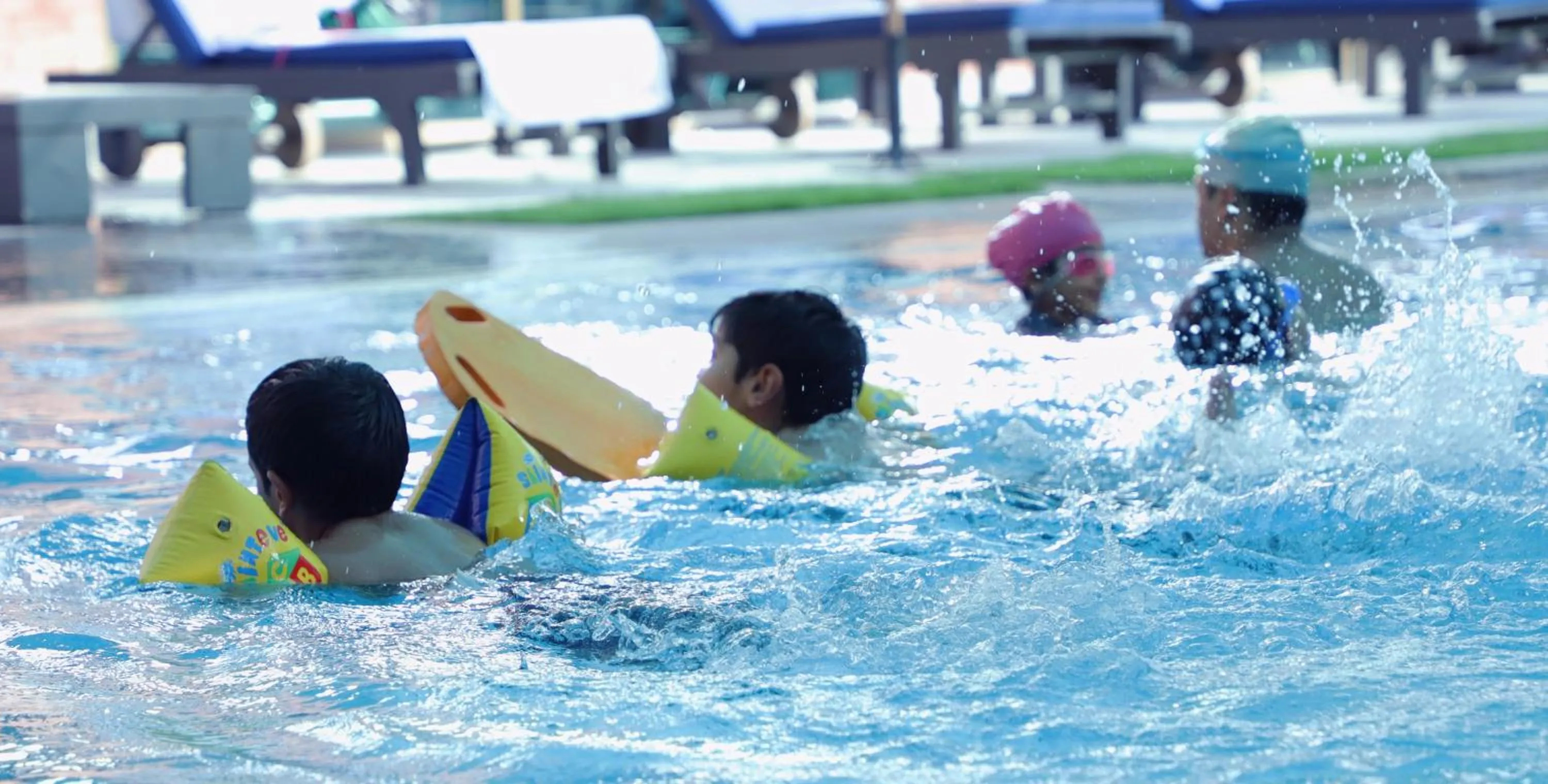 Pool view in The Residency Hotel