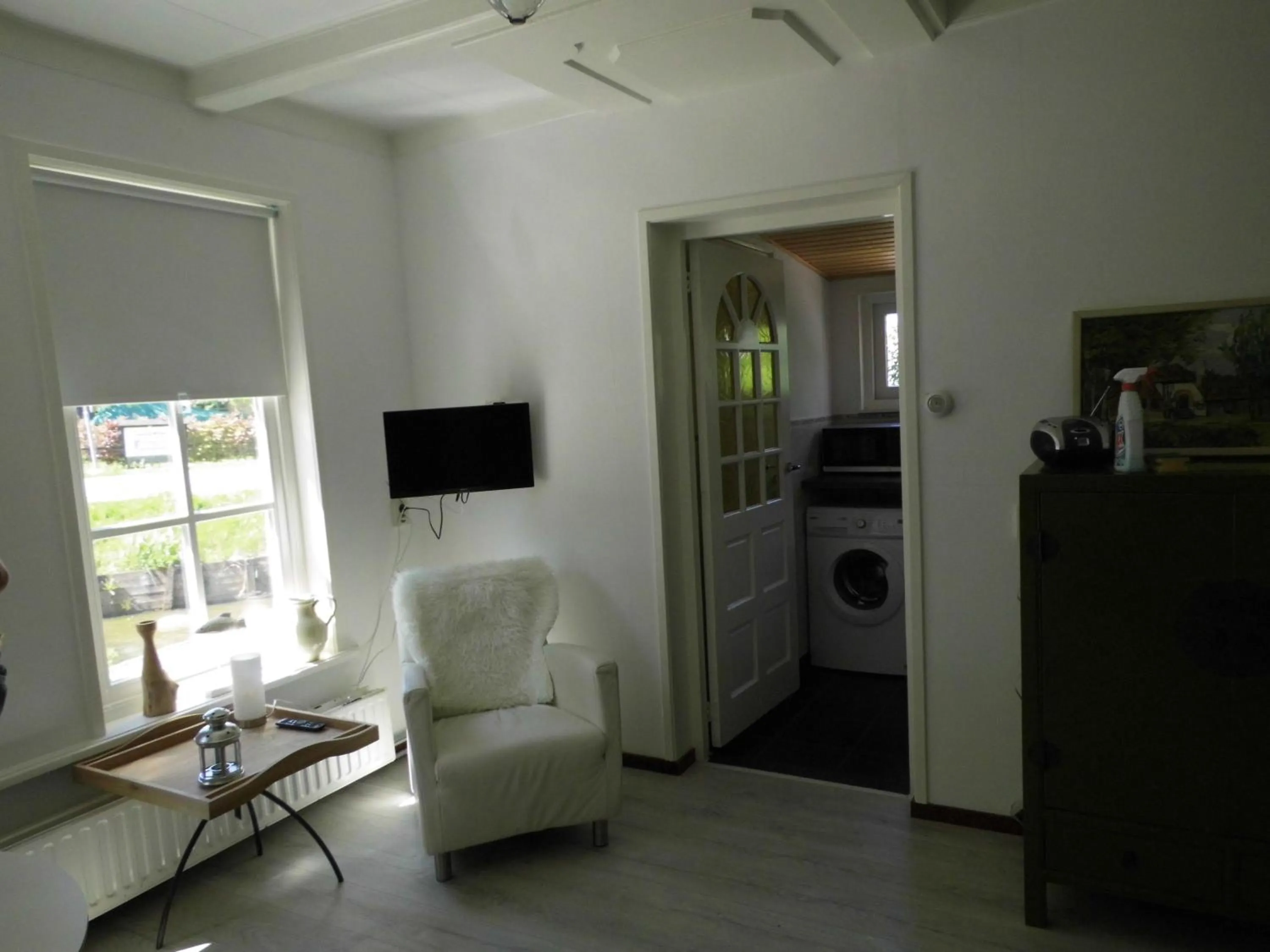 Seating area in Vakantiehuisjes Marsherne