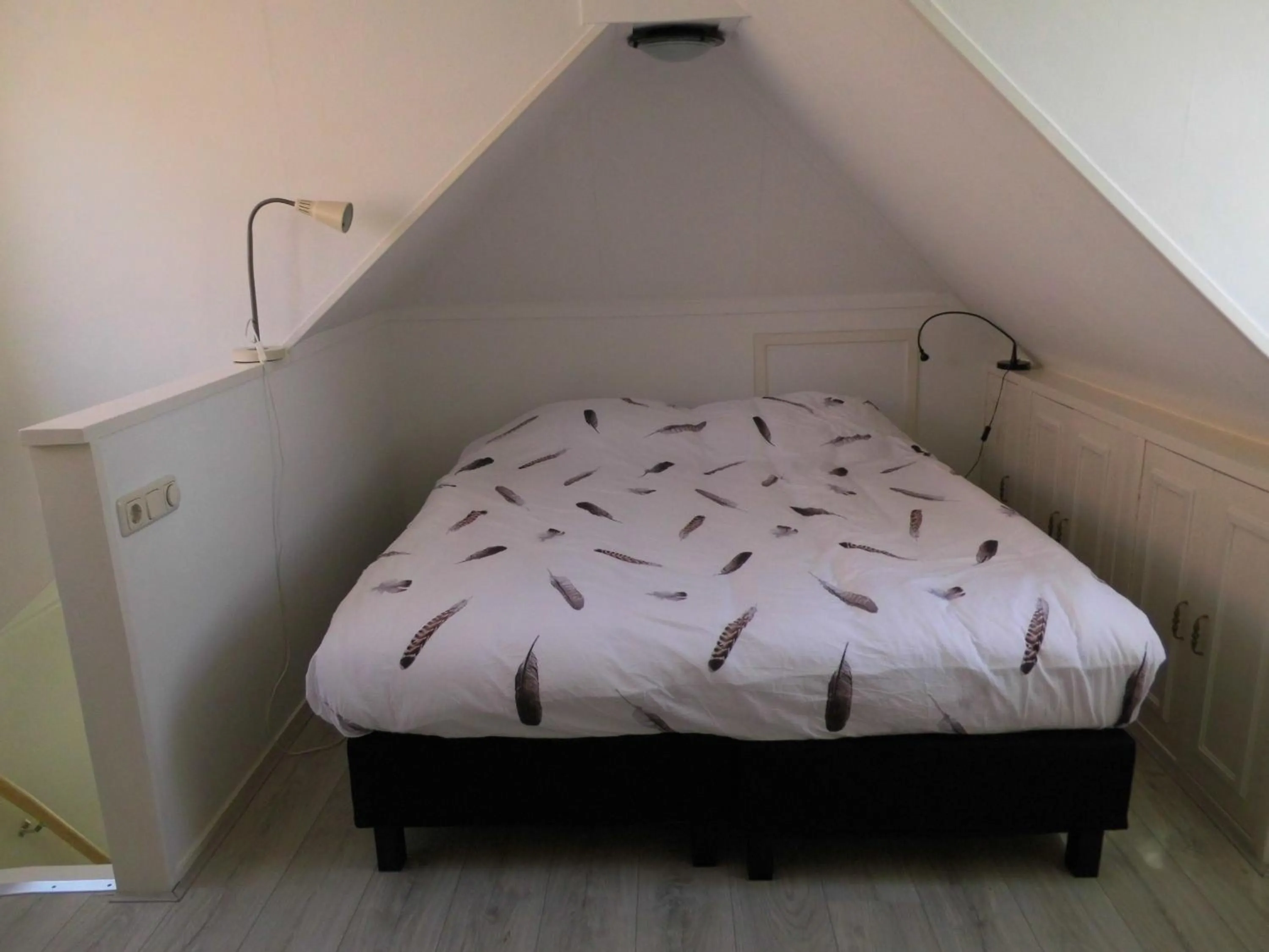 Bedroom, Bed in Vakantiehuisjes Marsherne