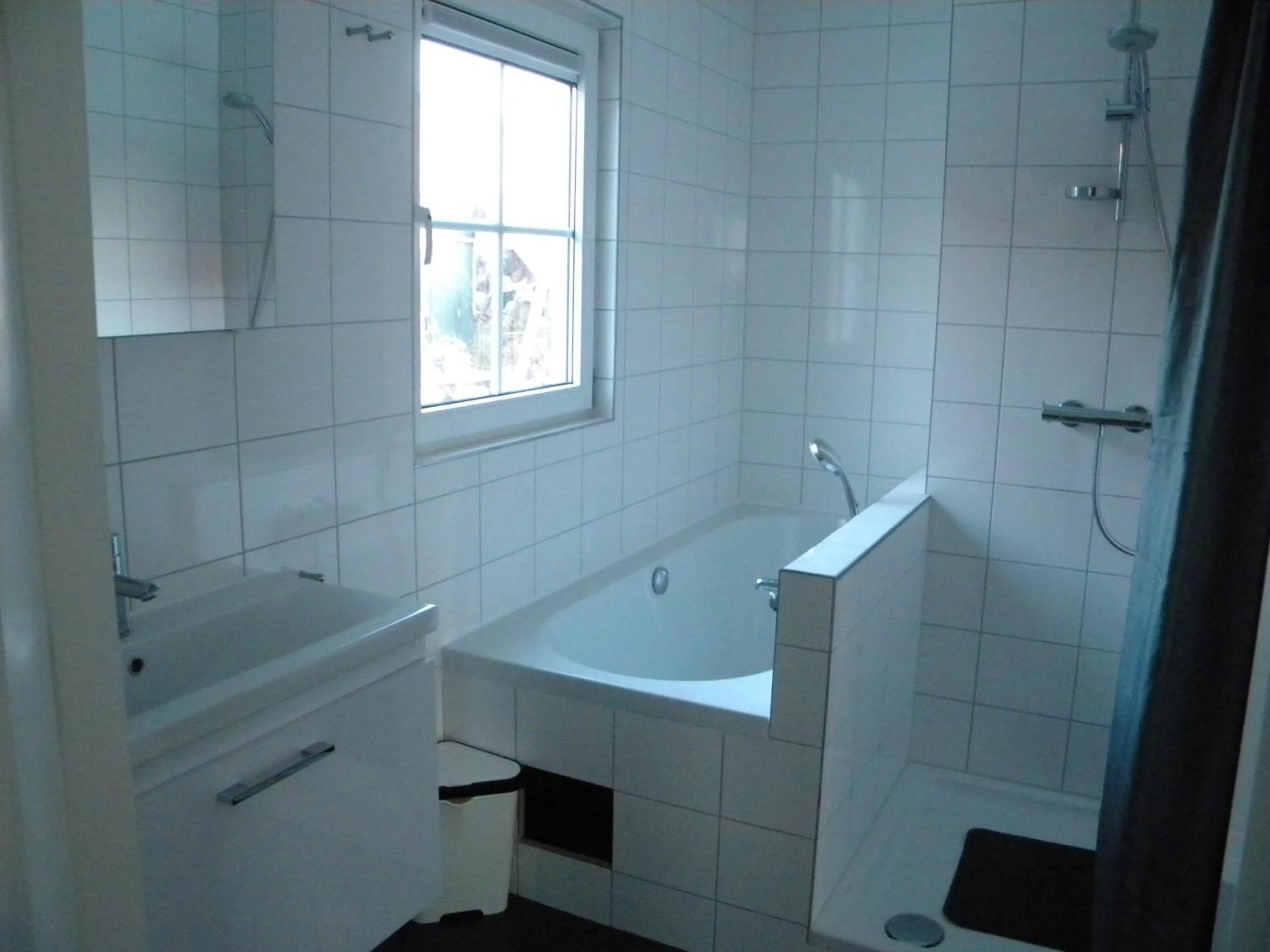 Shower in Vakantiehuisjes Marsherne