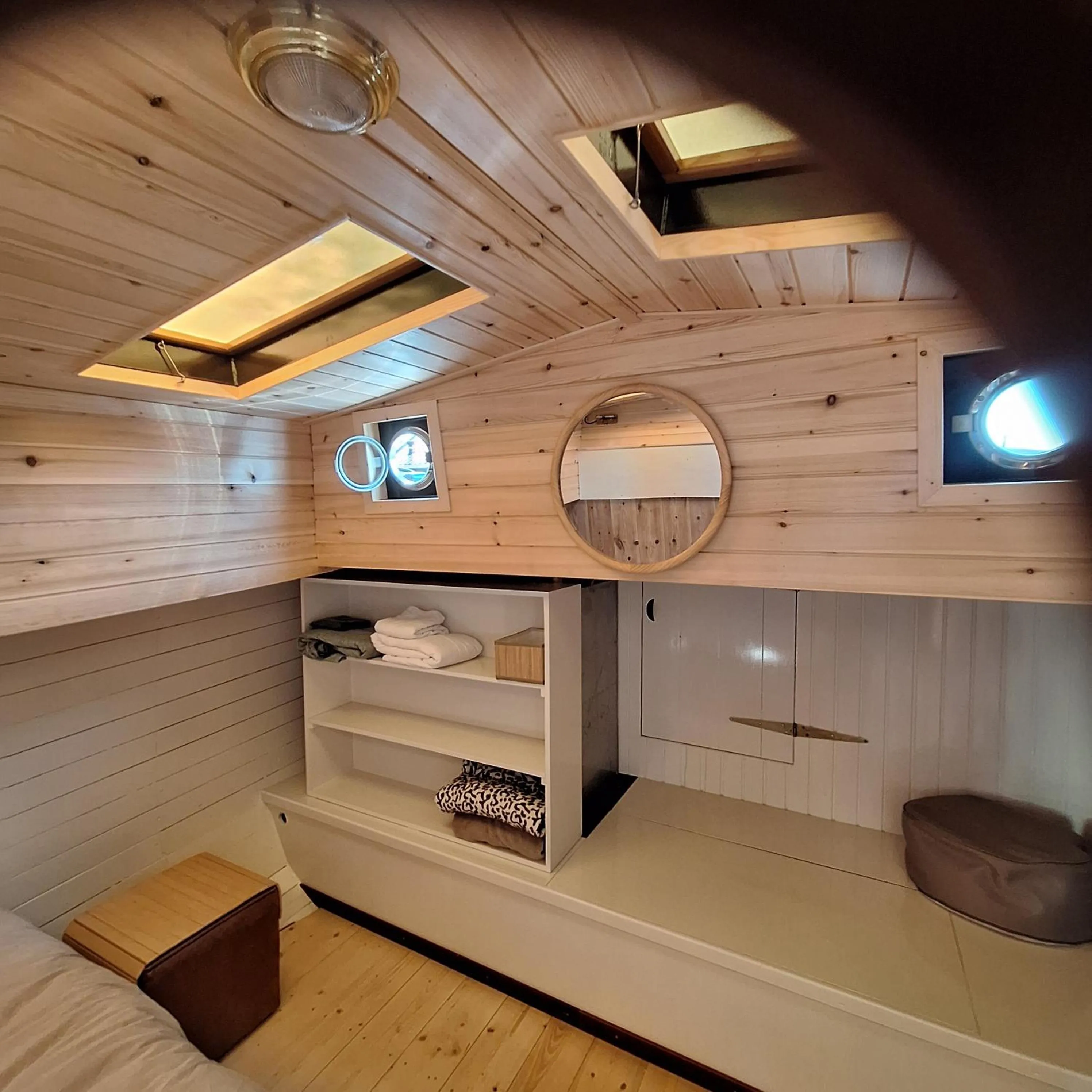 Bed in Vakantiehuisjes Marsherne