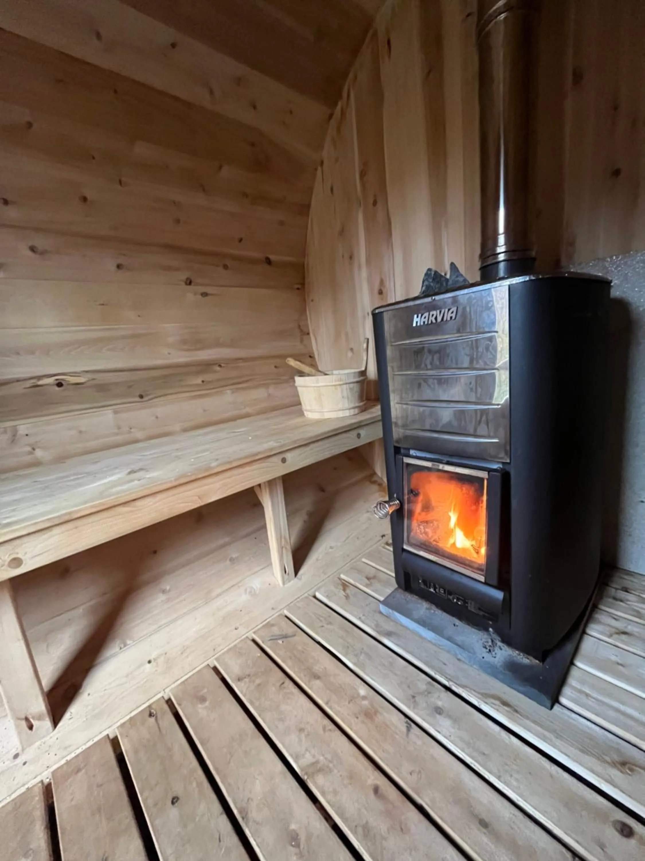 Sauna in Vakantiehuisjes Marsherne
