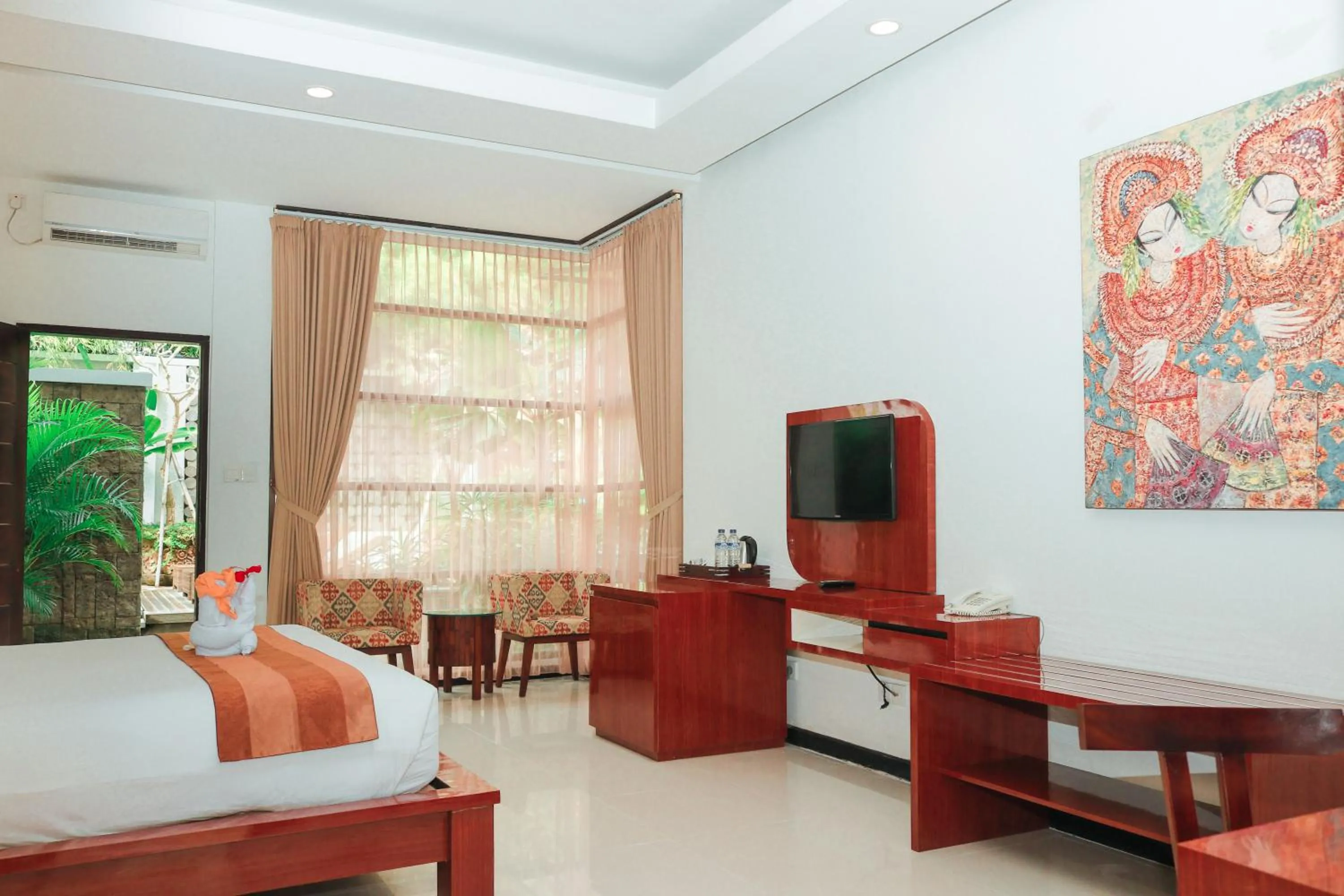 Photo of the whole room, Bed in Argya Santi Suite and Villas