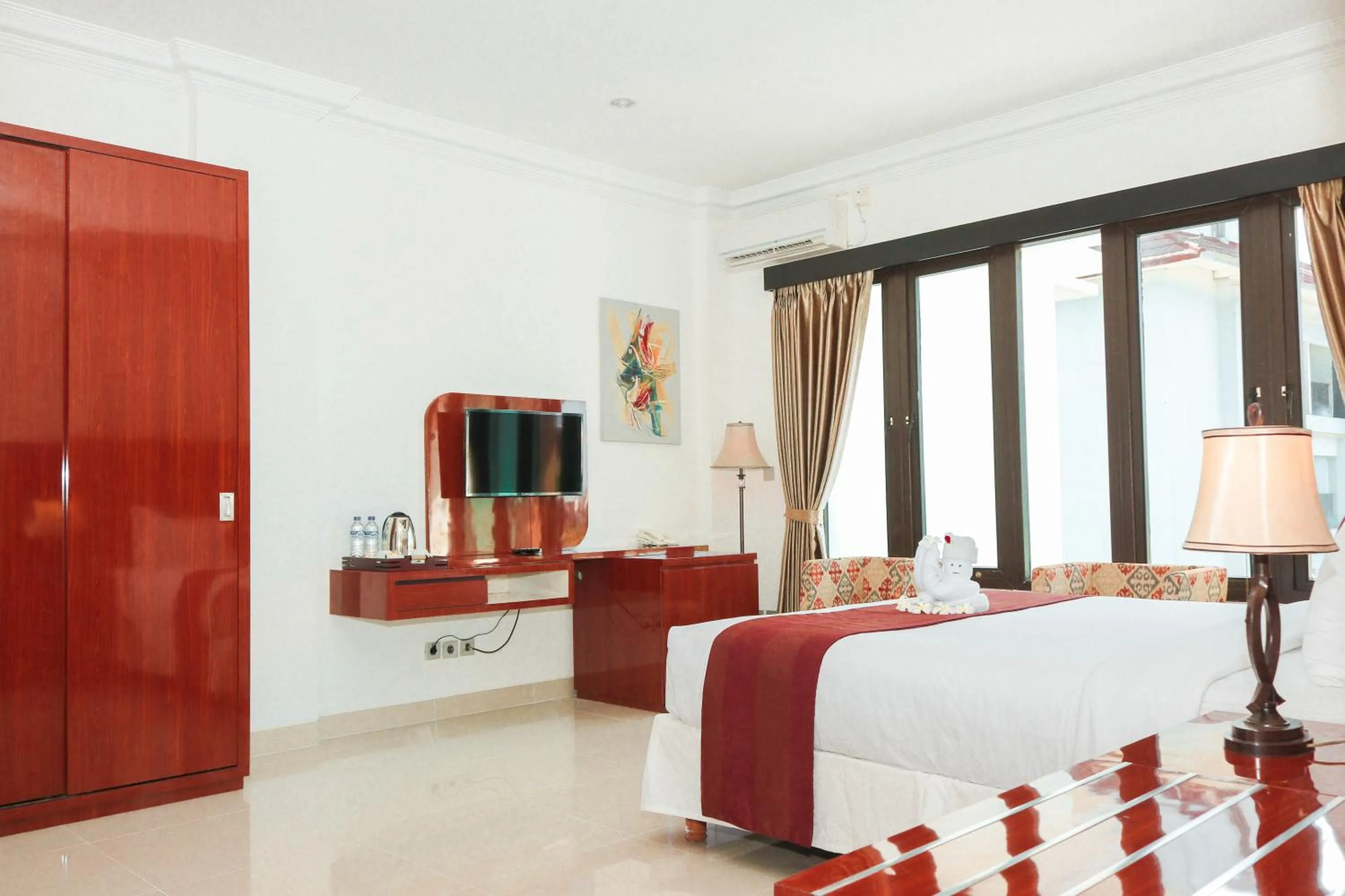 Bedroom, Bed in Argya Santi Suite and Villas