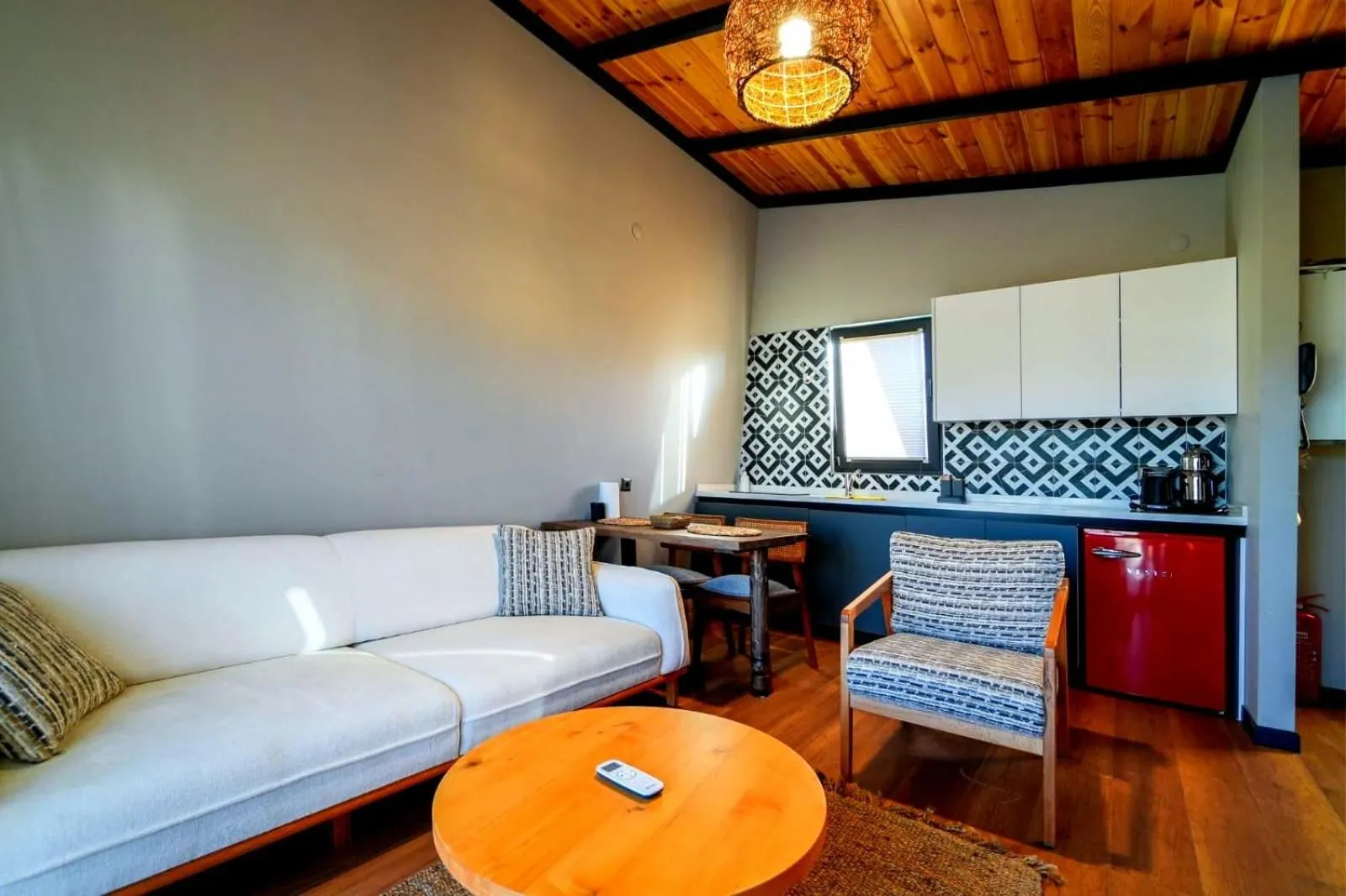 Living room in Vital Göl Sapanca Özel Havuzlu Bungalov & Villa