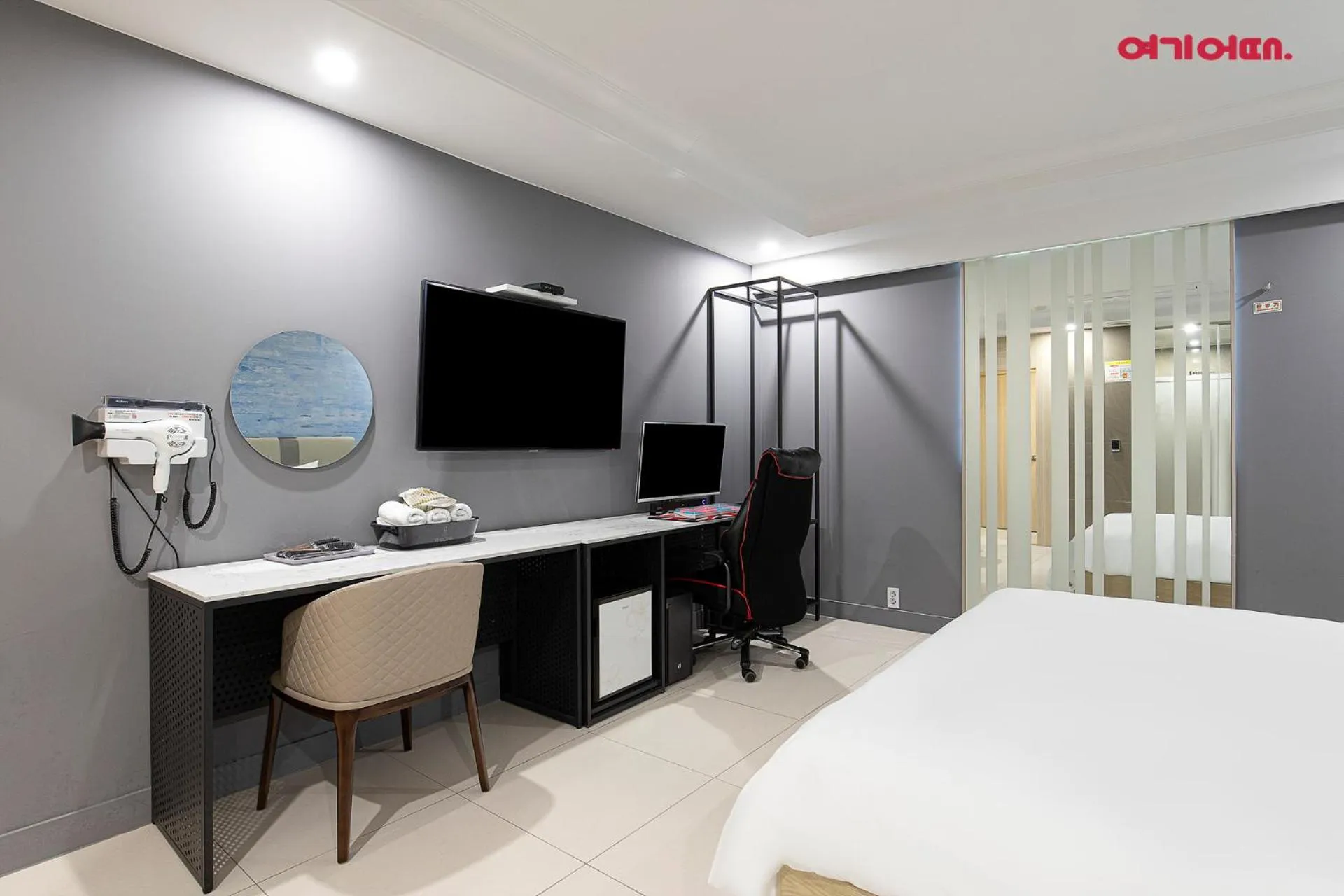 Bed in INCHEON AIRPORT HOTEL THE ONe