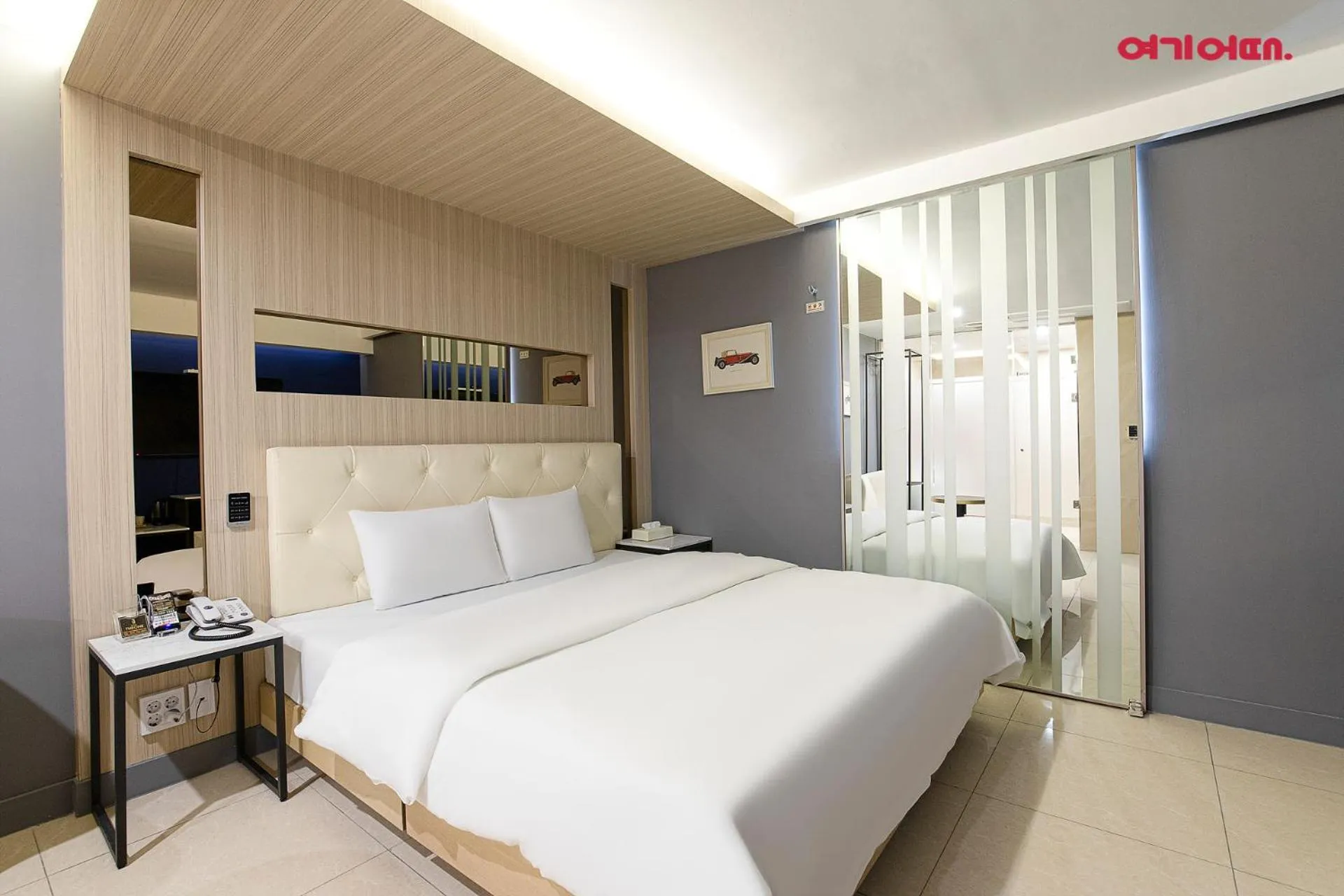 Bed in INCHEON AIRPORT HOTEL THE ONe