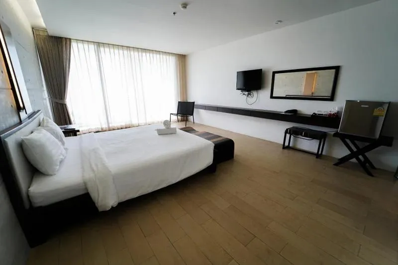 Bed in Serene Phla Resort and Restaurant