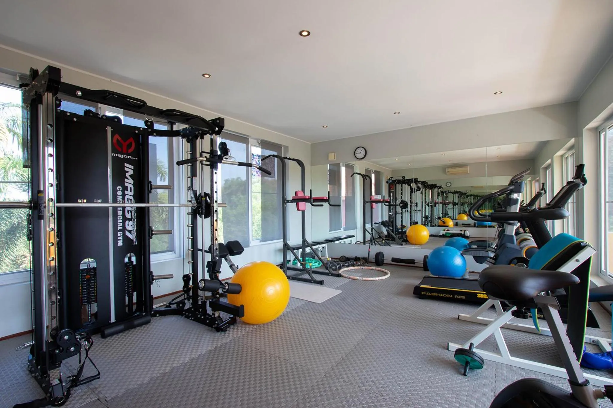 Fitness centre/facilities in Hacienda Resort - Mae Phim