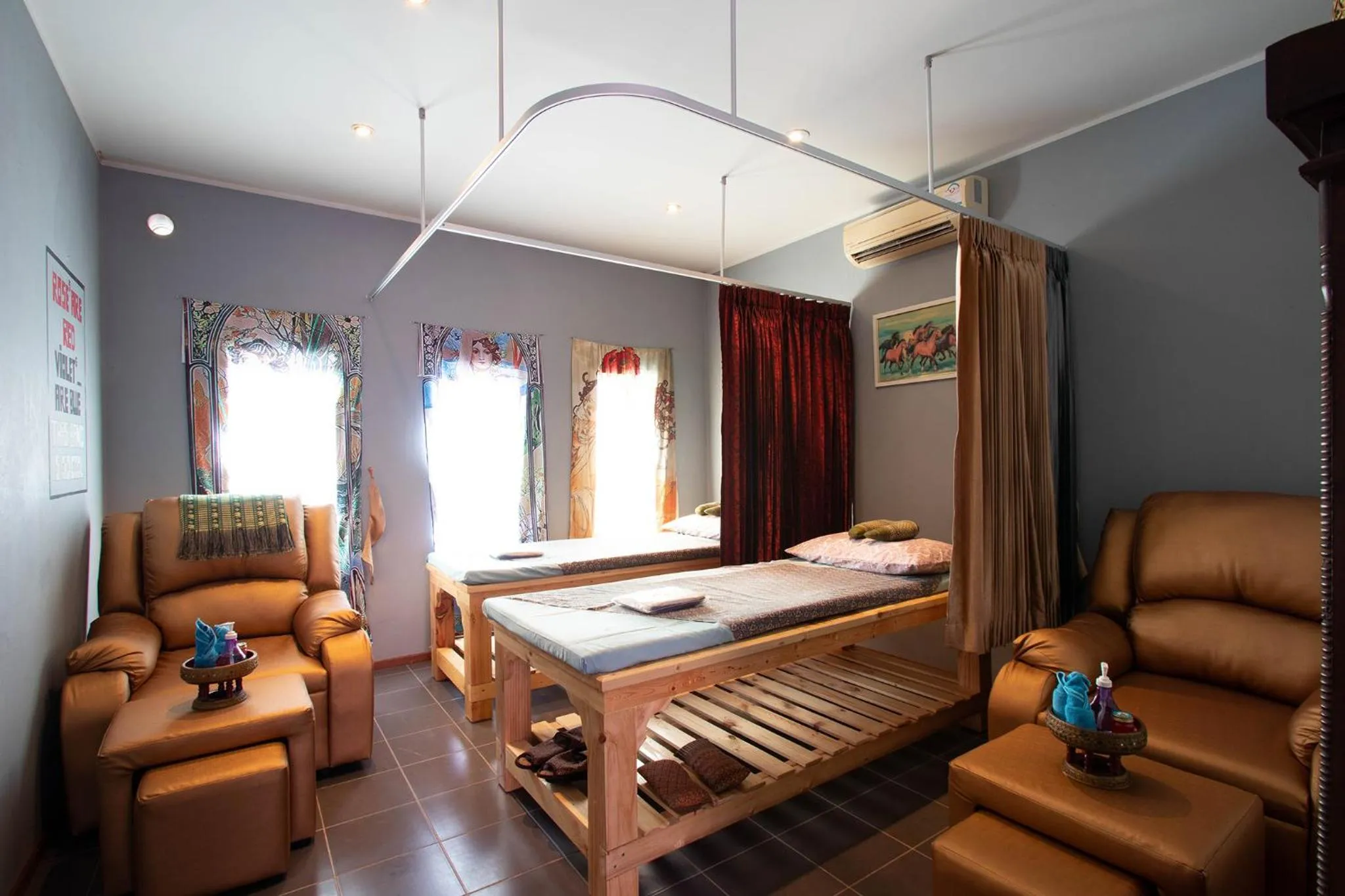 Spa and wellness centre/facilities, Bed in Hacienda Resort - Mae Phim