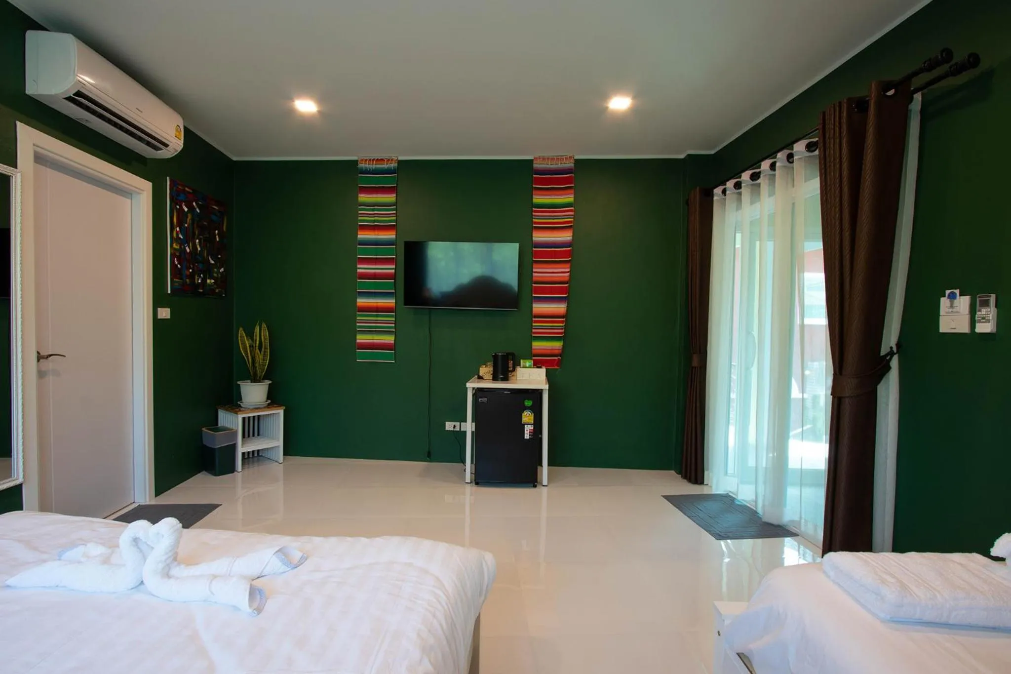 Photo of the whole room, Bed in Hacienda Resort - Mae Phim