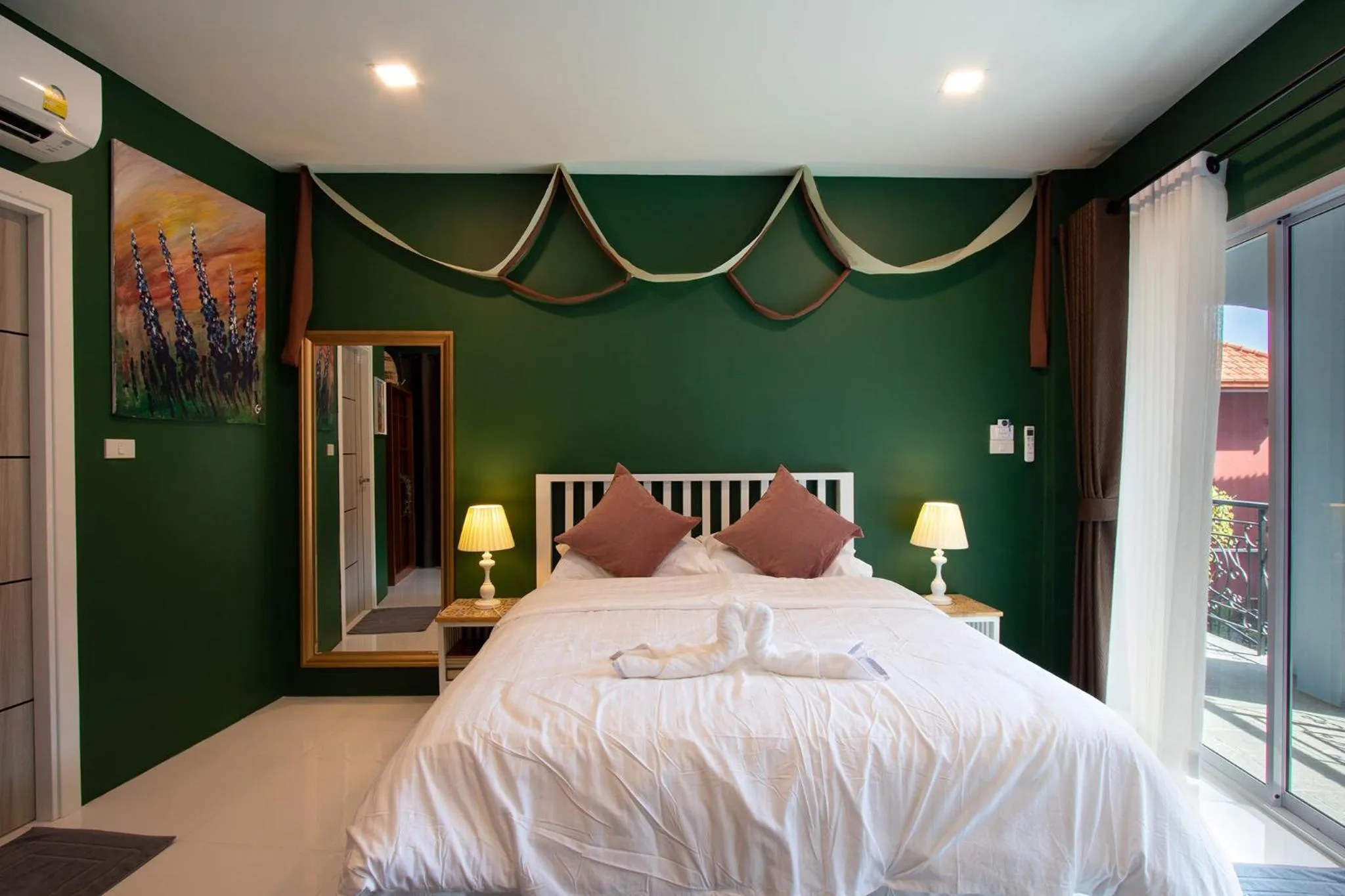 Photo of the whole room, Bed in Hacienda Resort - Mae Phim