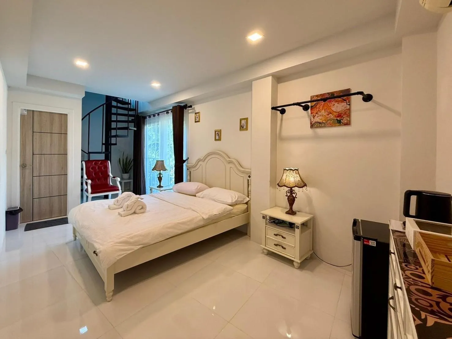 Bed in Hacienda Resort - Mae Phim