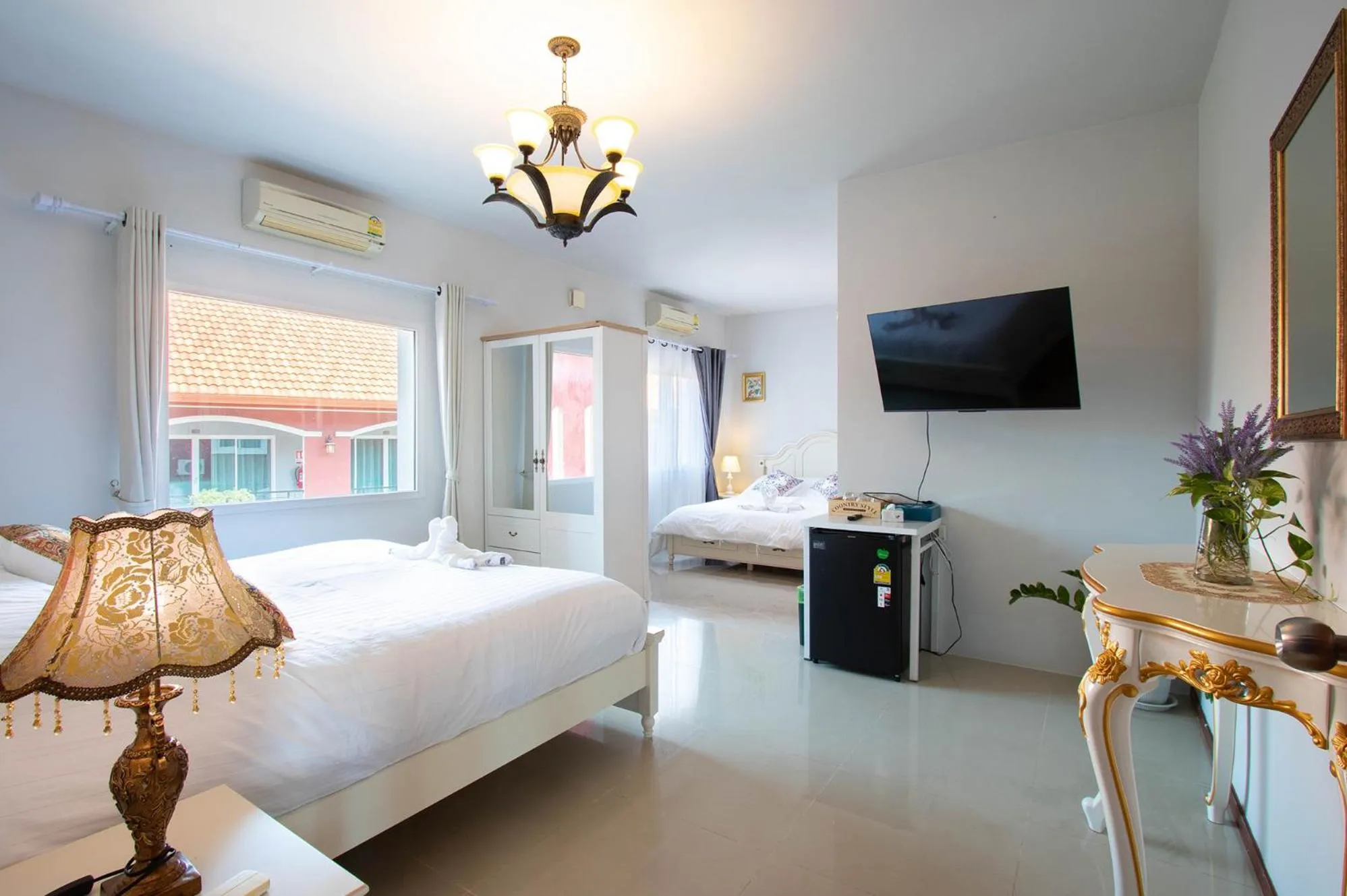 Photo of the whole room, Bed in Hacienda Resort - Mae Phim