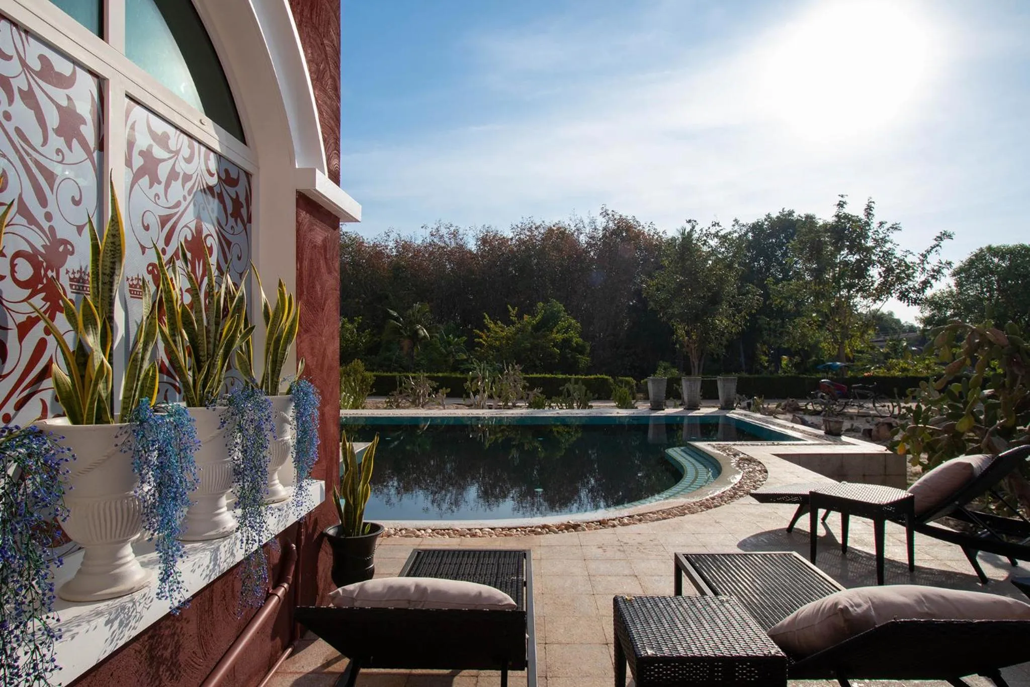 Balcony/Terrace in Hacienda Resort - Mae Phim