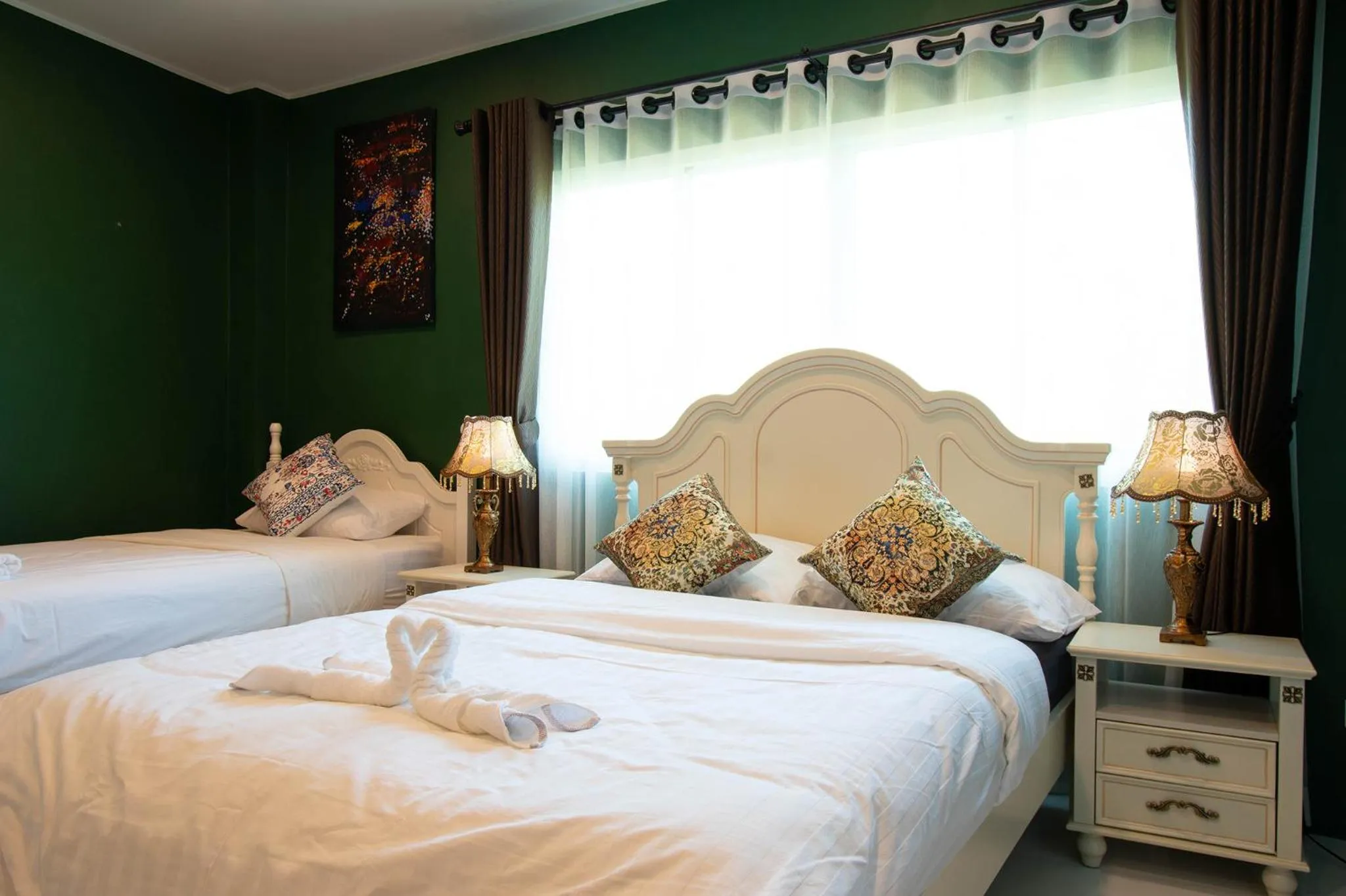 Photo of the whole room, Bed in Hacienda Resort - Mae Phim