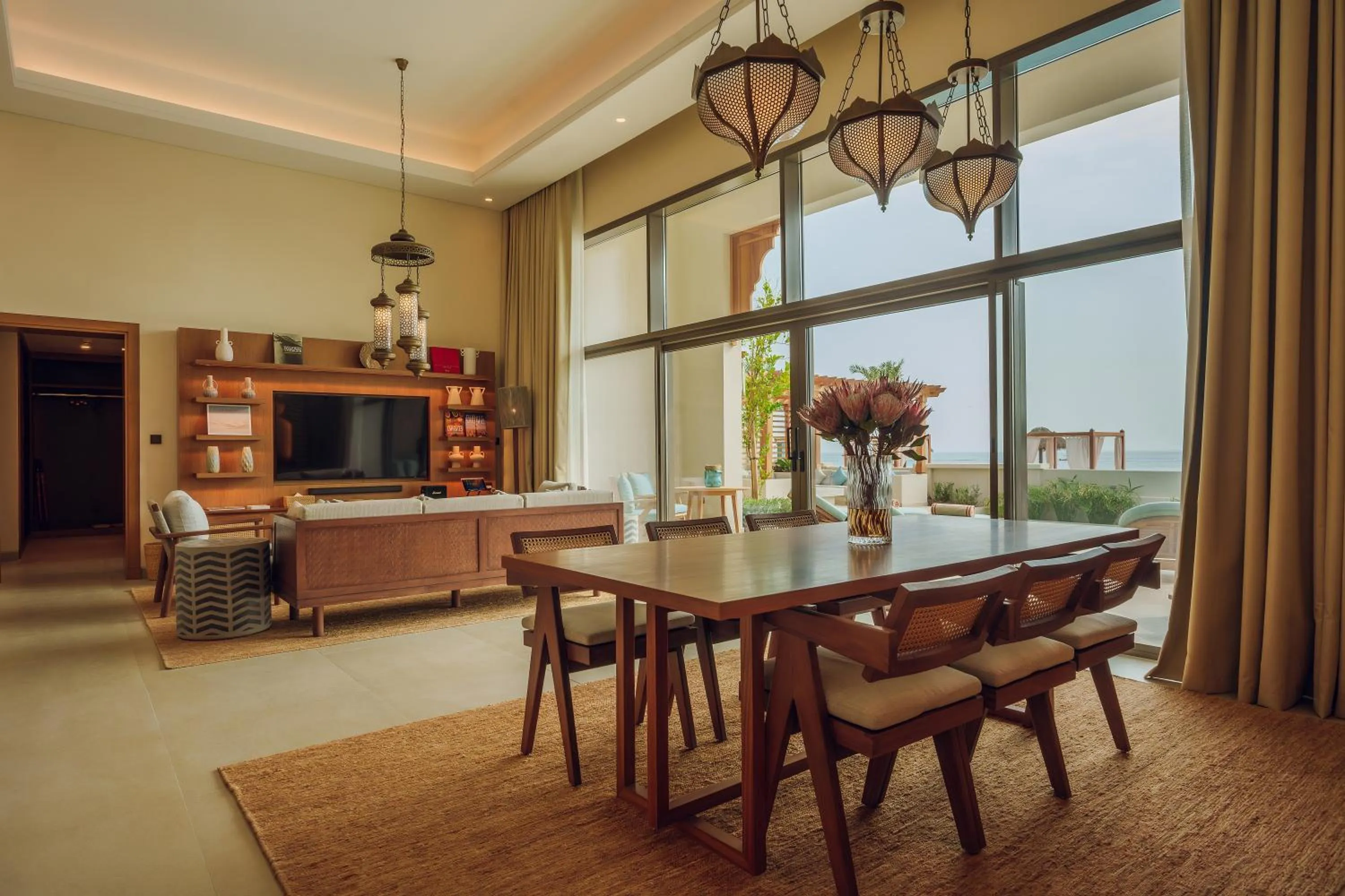 Living room in Naama Beach Villas & Spa