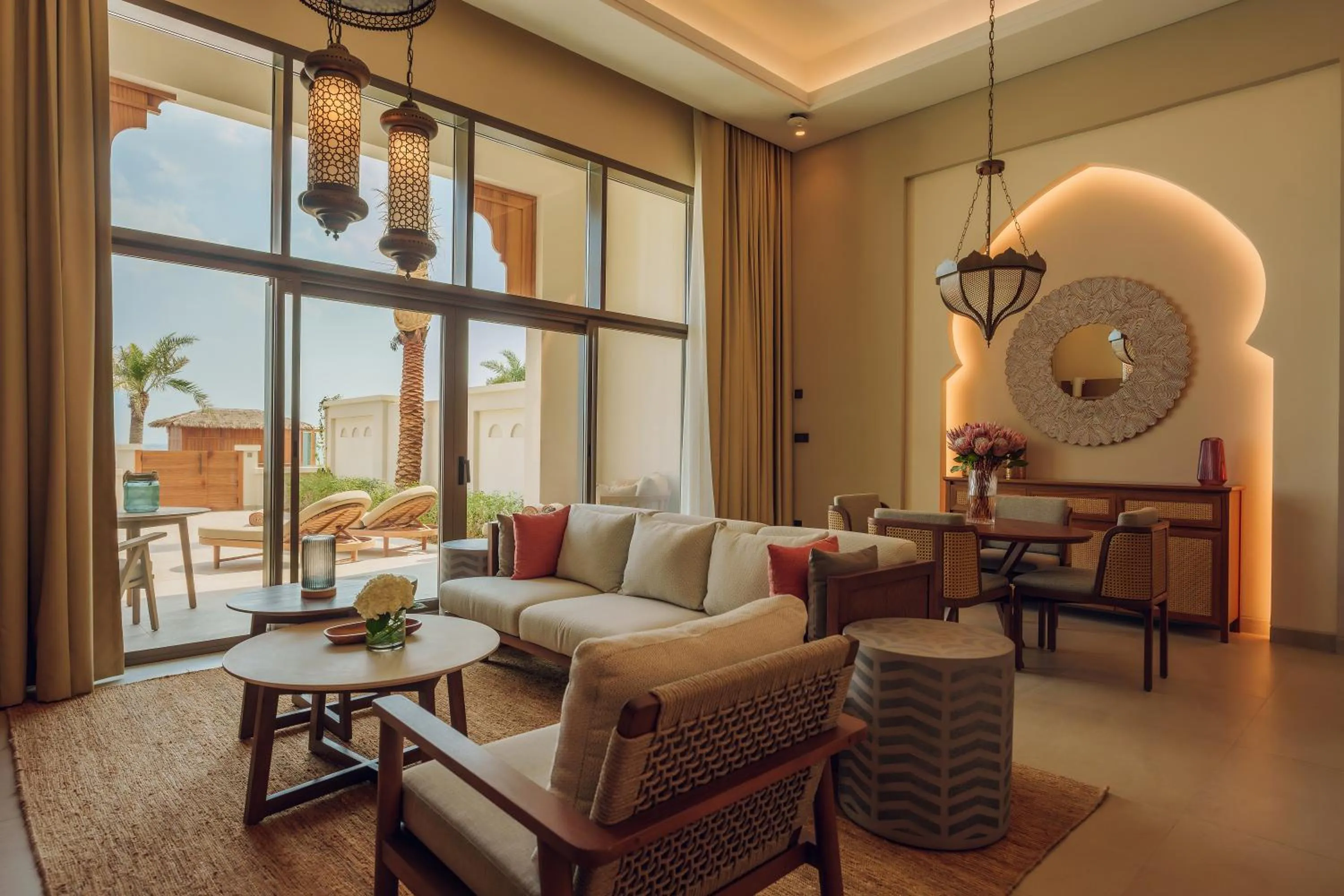 Living room in Naama Beach Villas & Spa