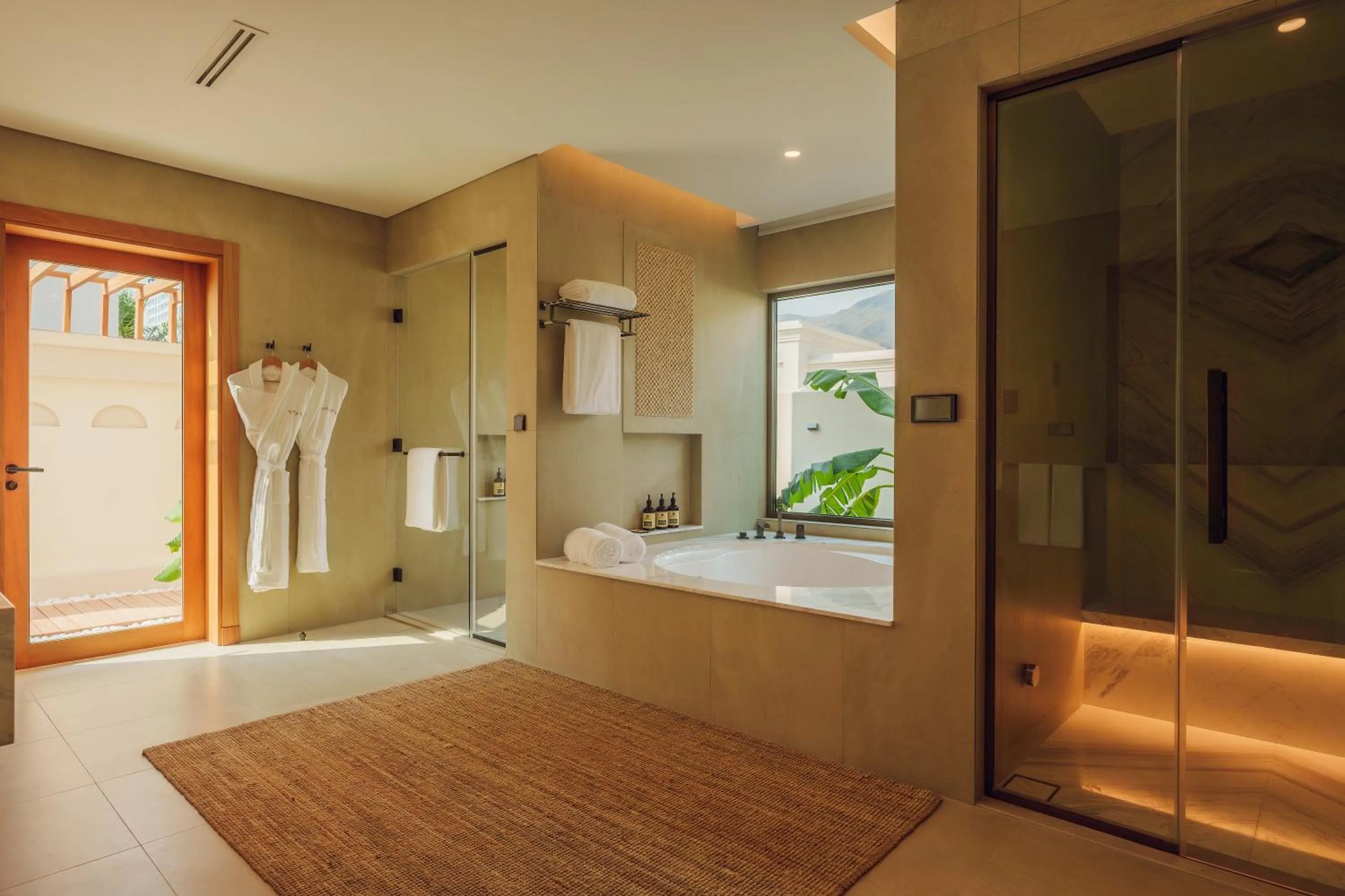 Bathroom in Naama Beach Villas & Spa