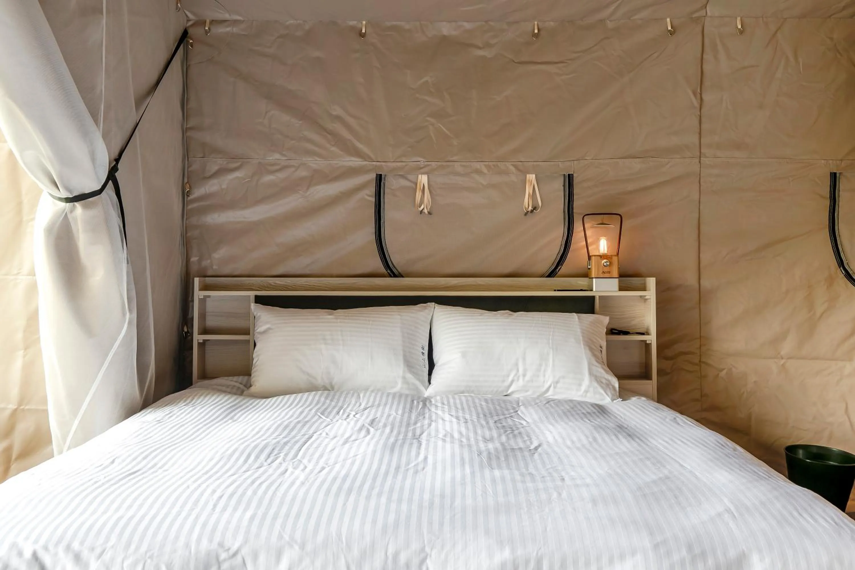Bed in Grow Tree Glamping