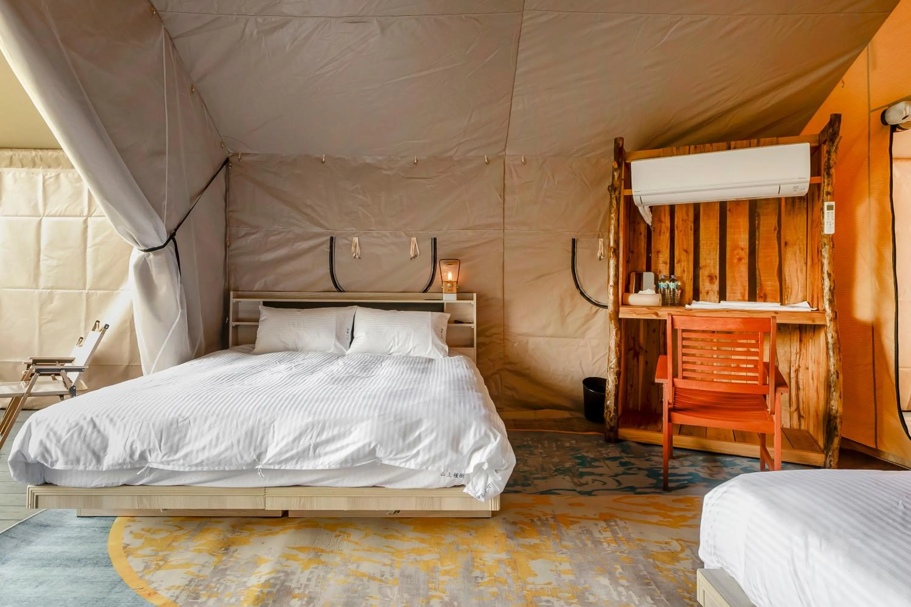 Bed in Grow Tree Glamping