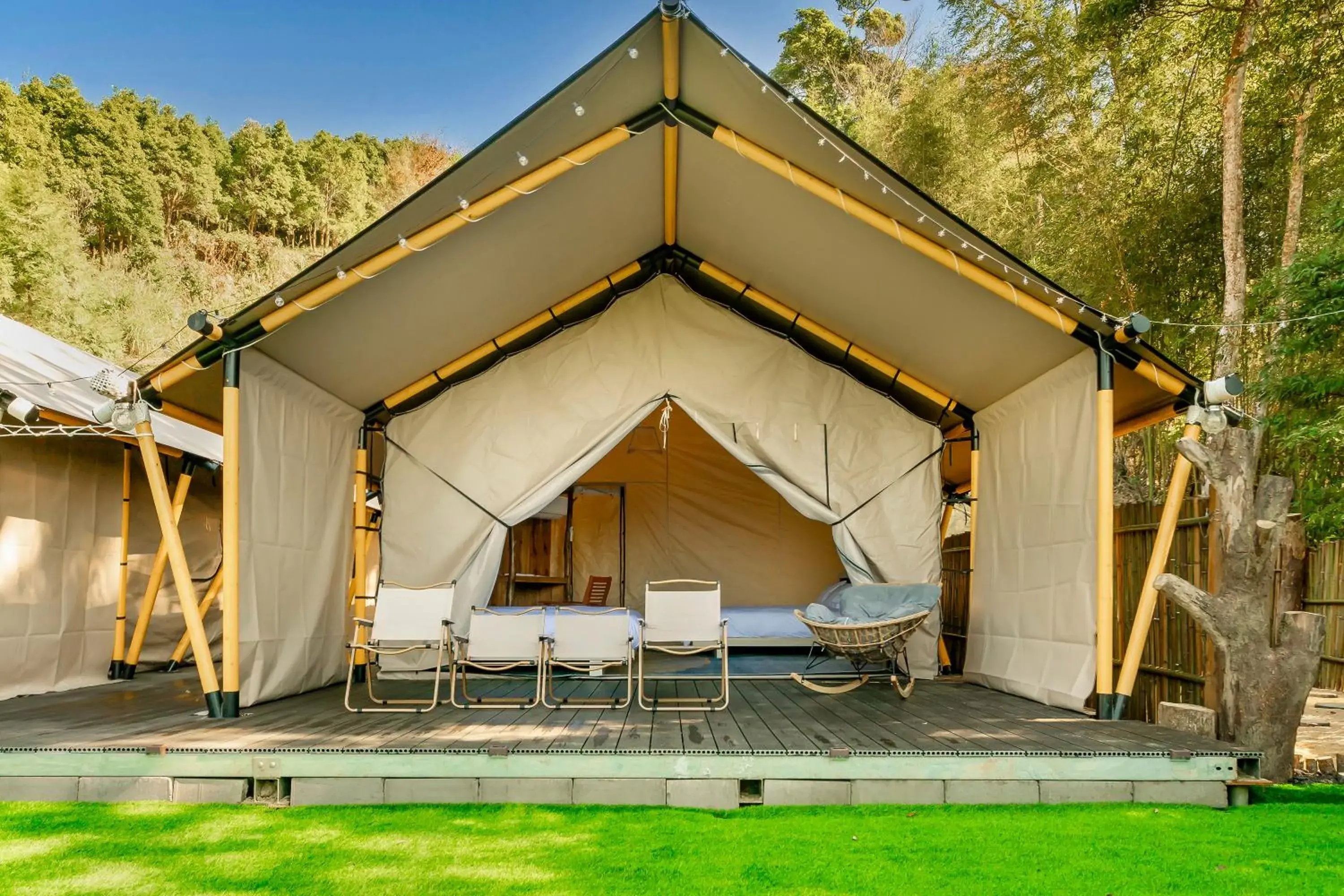 Tent in Grow Tree Glamping Tent in Grow Tree Glamping