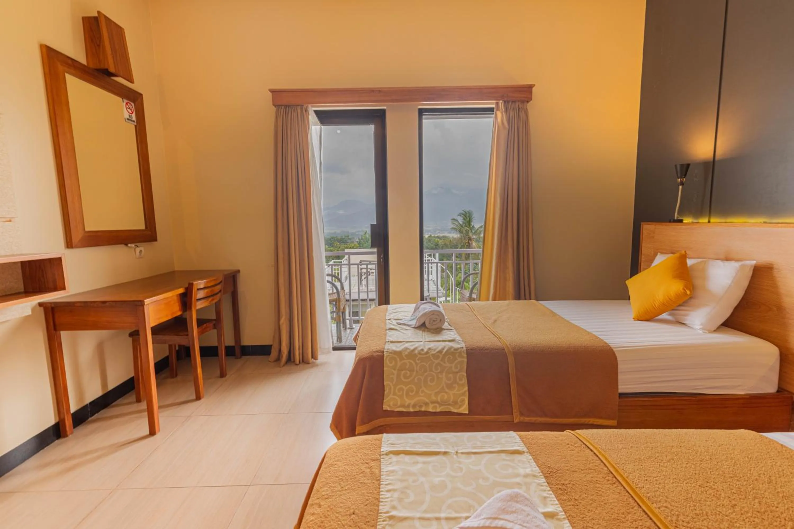 Bed in Hotel Griya Katarina