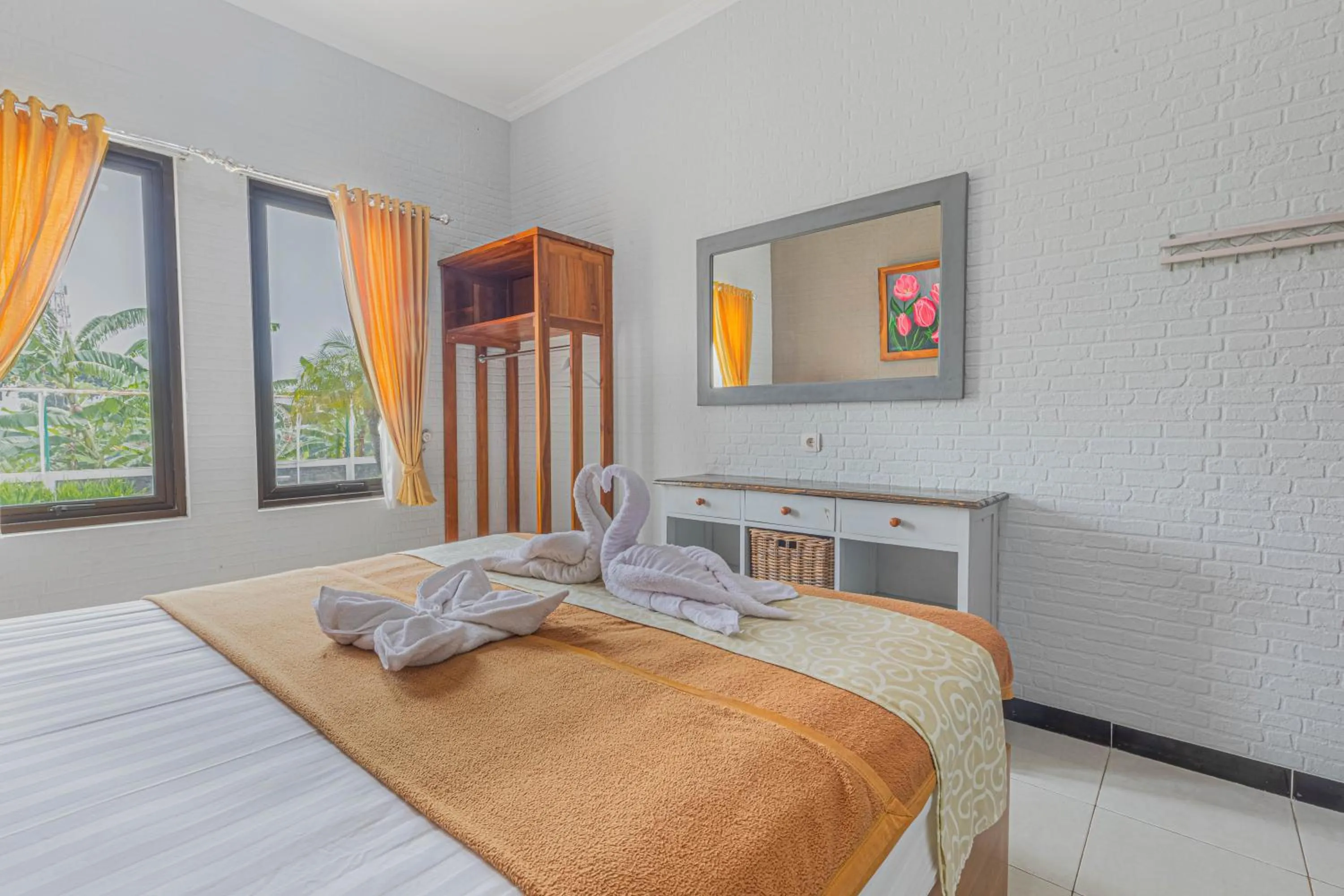 Bed in Hotel Griya Katarina