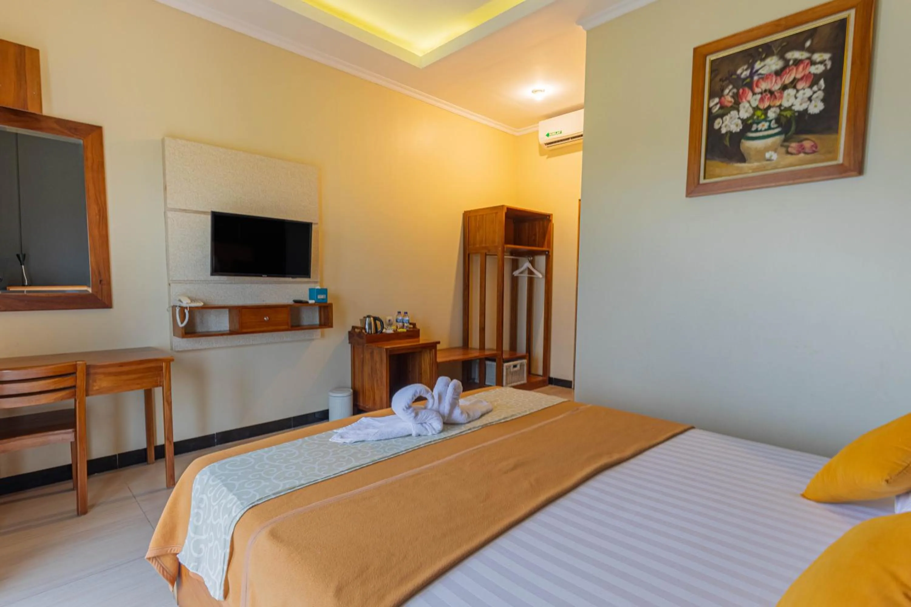 Bed in Hotel Griya Katarina