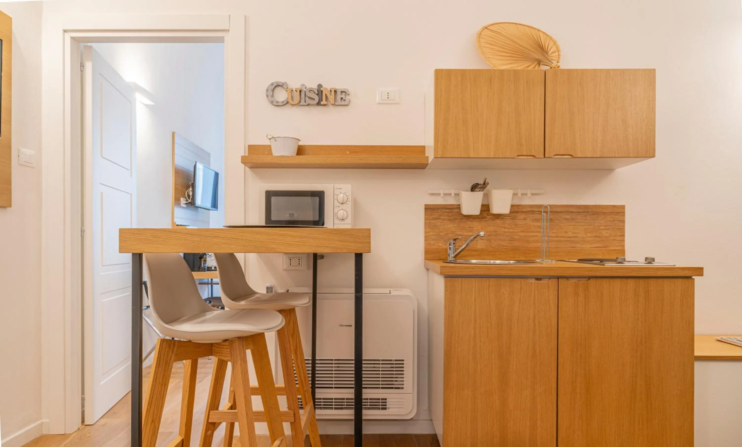 Kitchen or kitchenette in SoClà Boutique Hotel RTA
