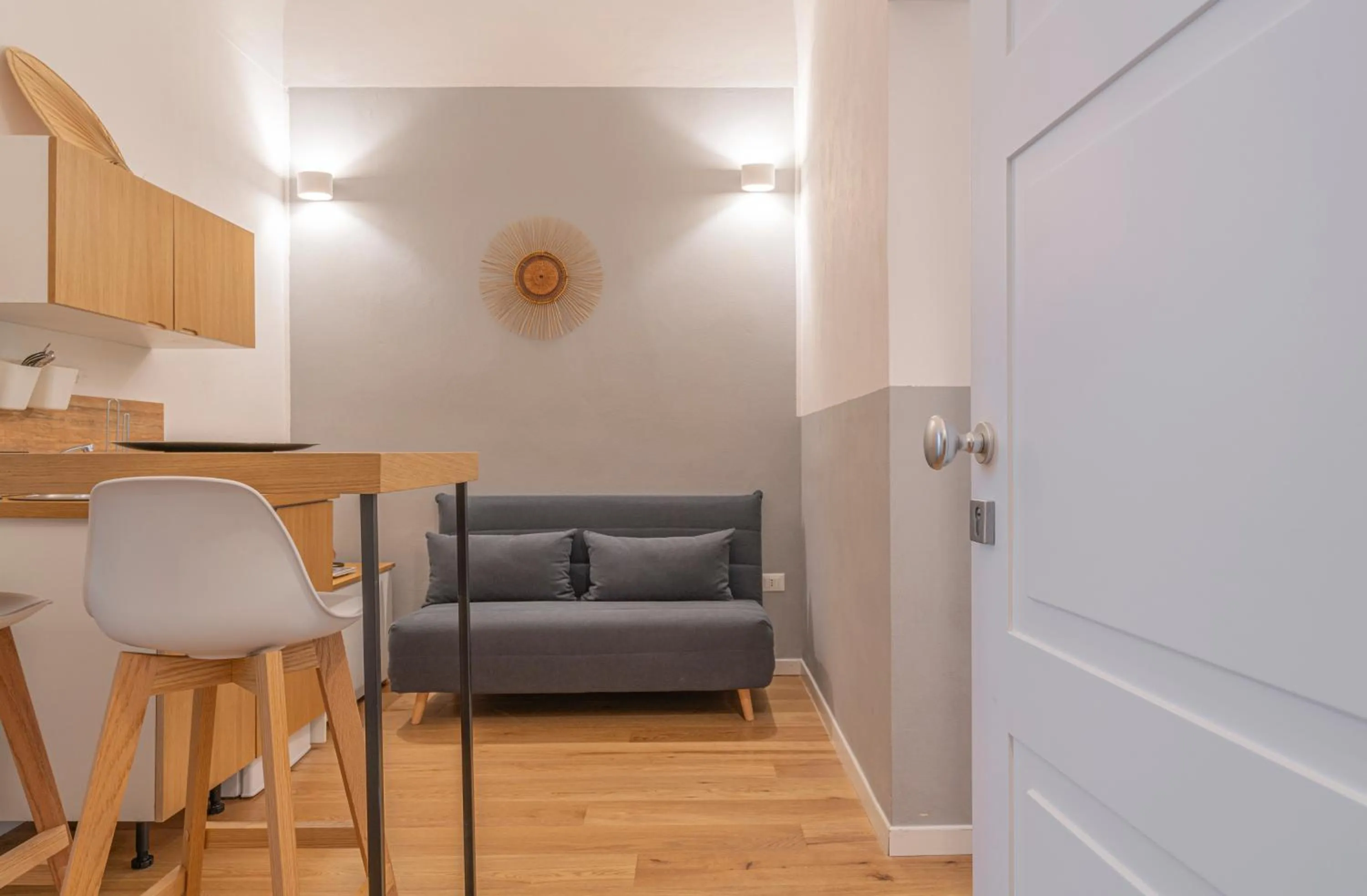 Kitchen or kitchenette in SoClà Boutique Hotel RTA