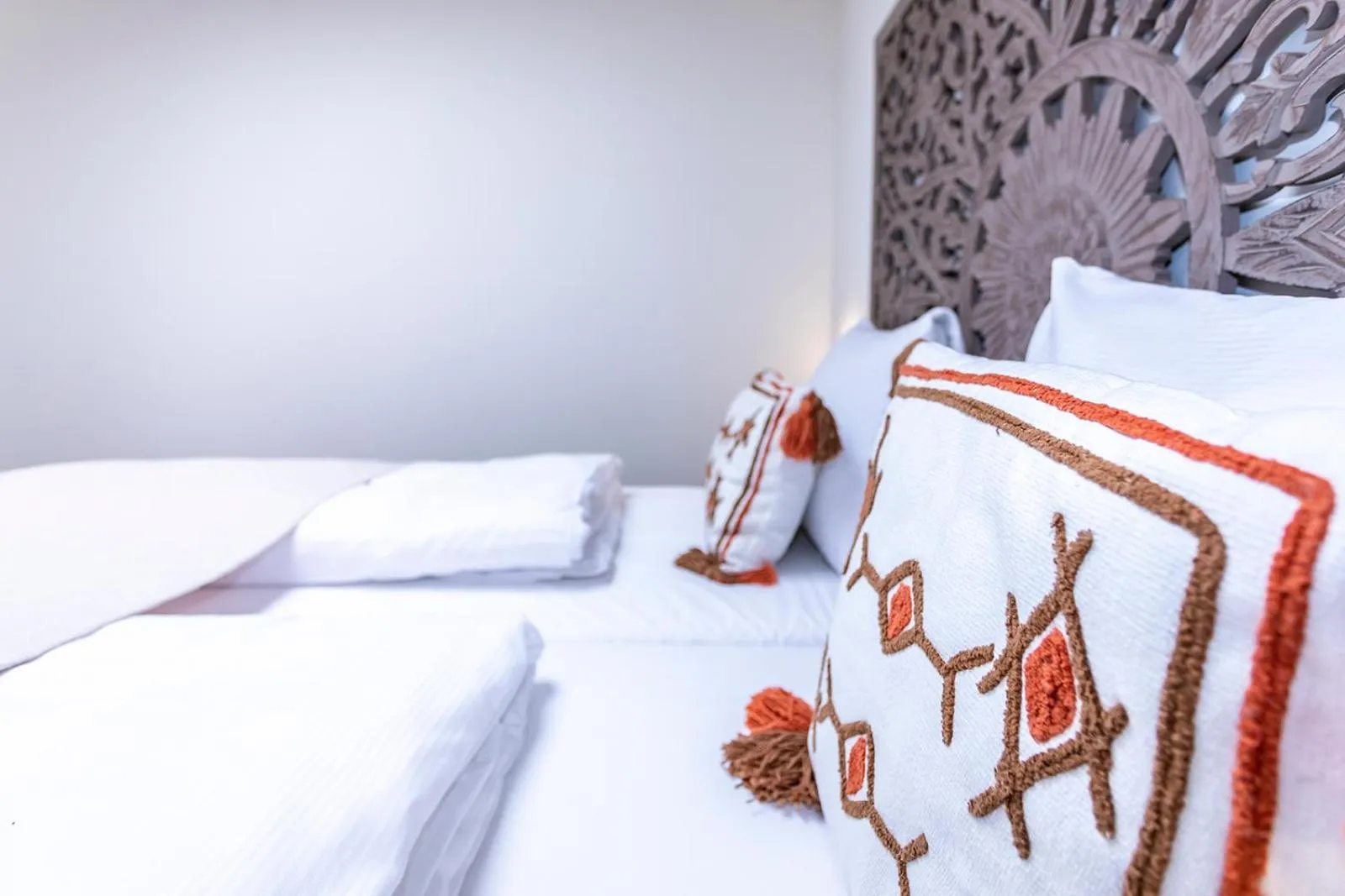 Decorative detail, Bed in Hotel Botterweck