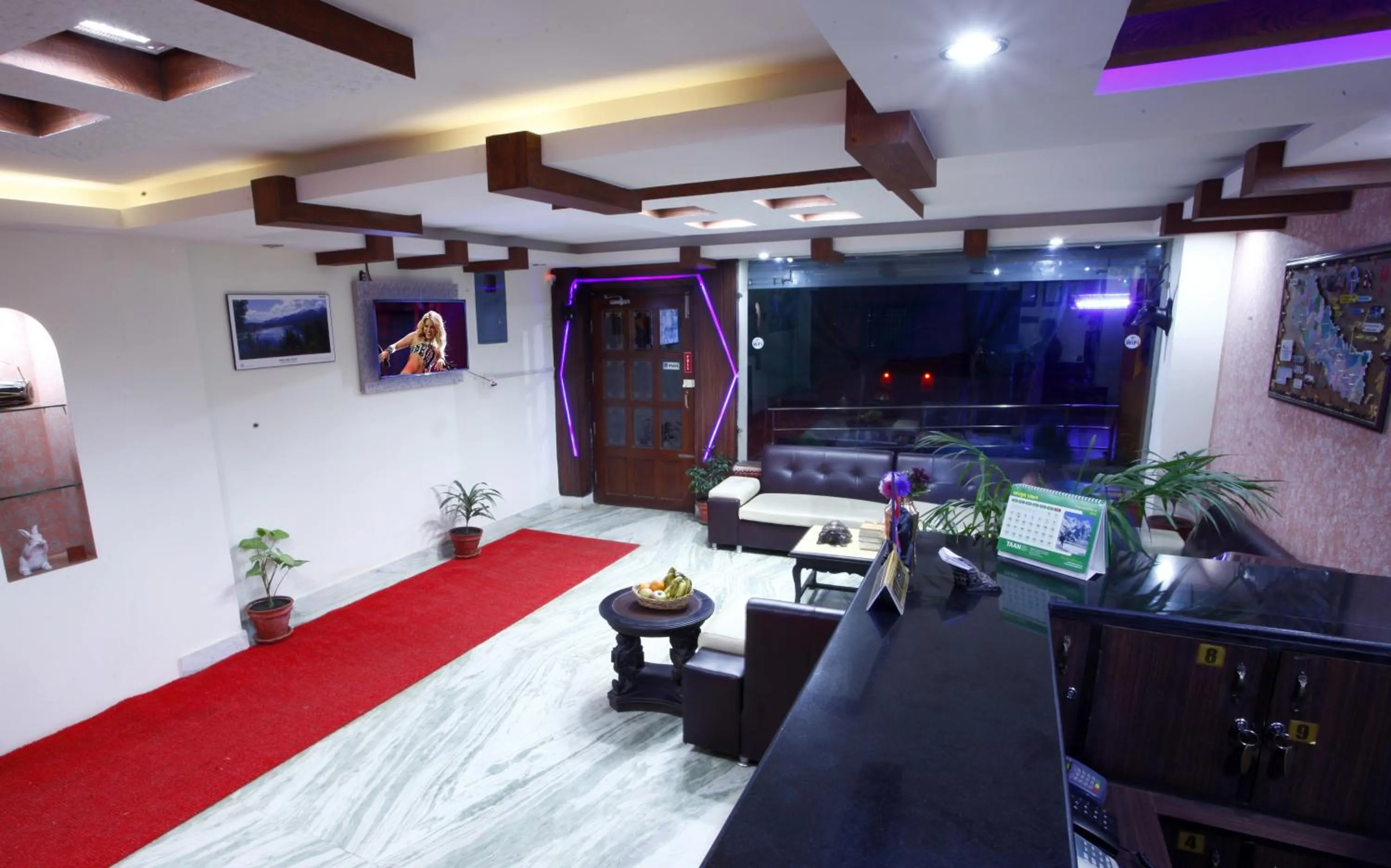 Communal lounge/ TV room in Alpine Hotel & Apartment