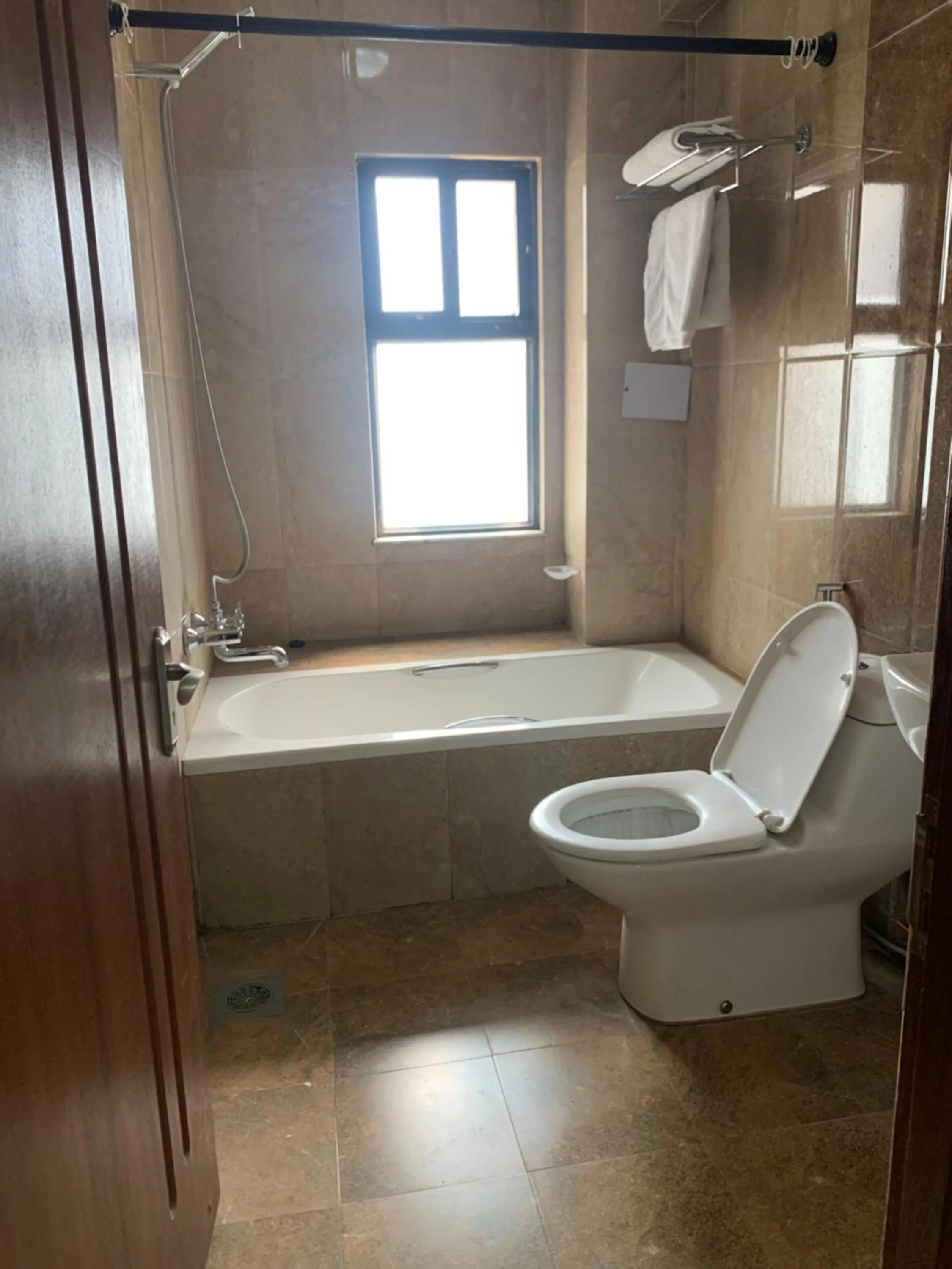 Toilet in Alpine Hotel & Apartment