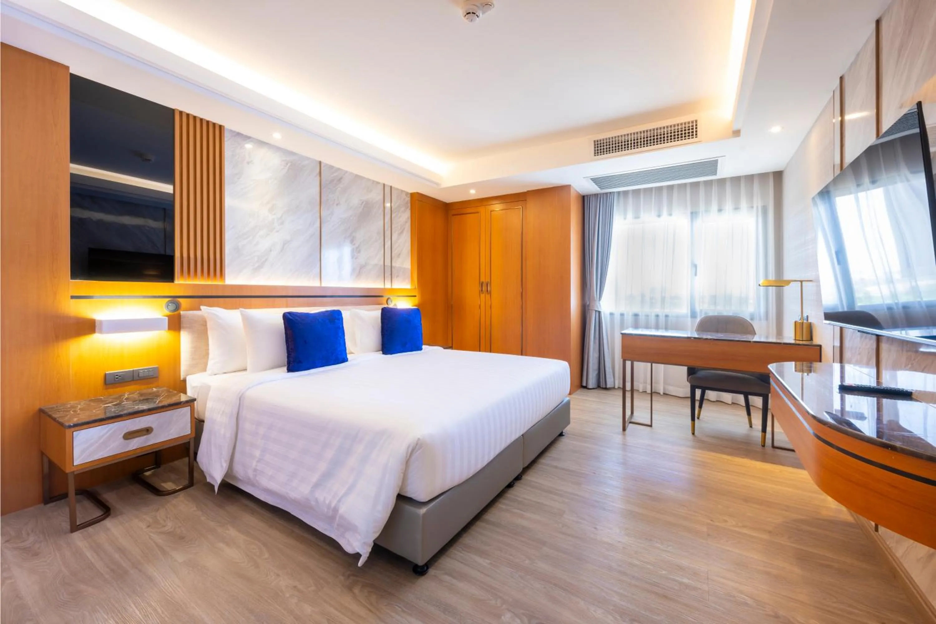 Bed in Wyndham Jomtien Pattaya