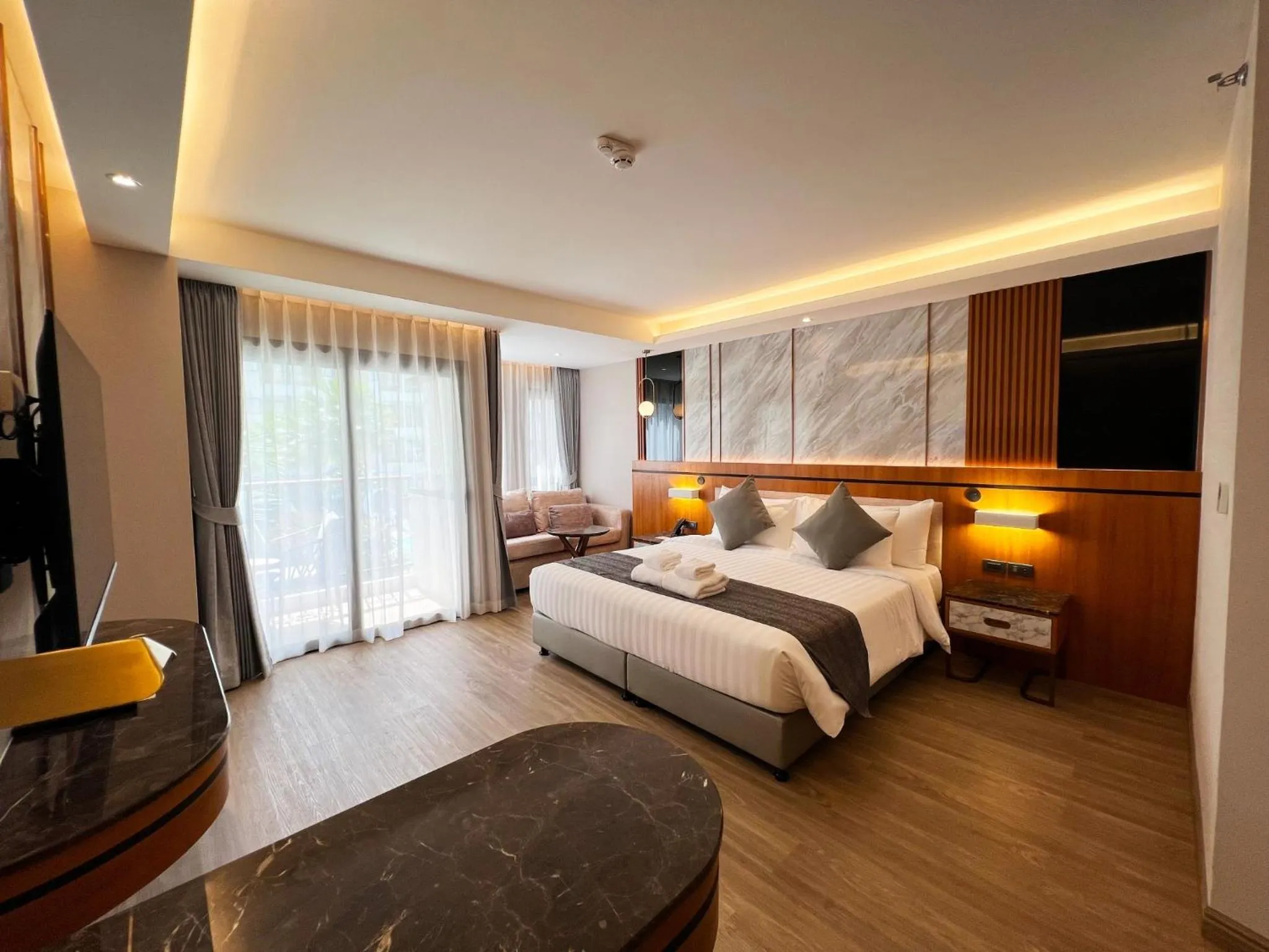 Bed in Wyndham Jomtien Pattaya