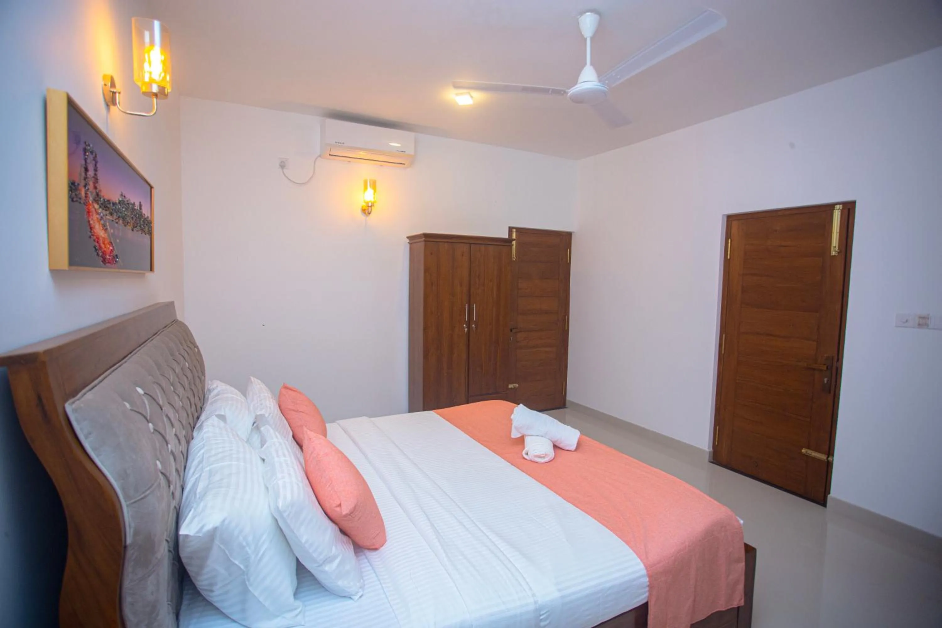 Bedroom, Bed in Villa Senaya
