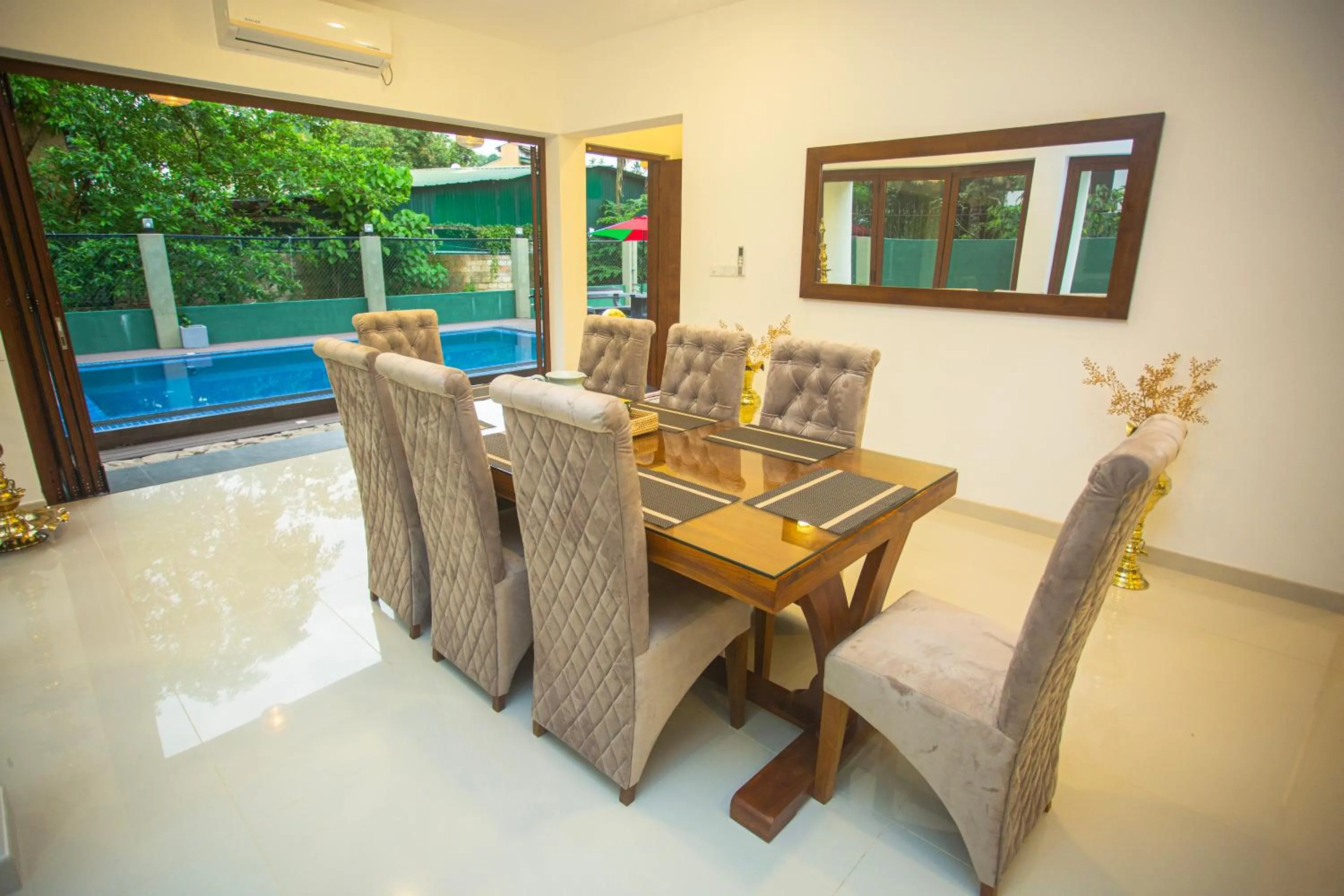 Seating area in Villa Senaya