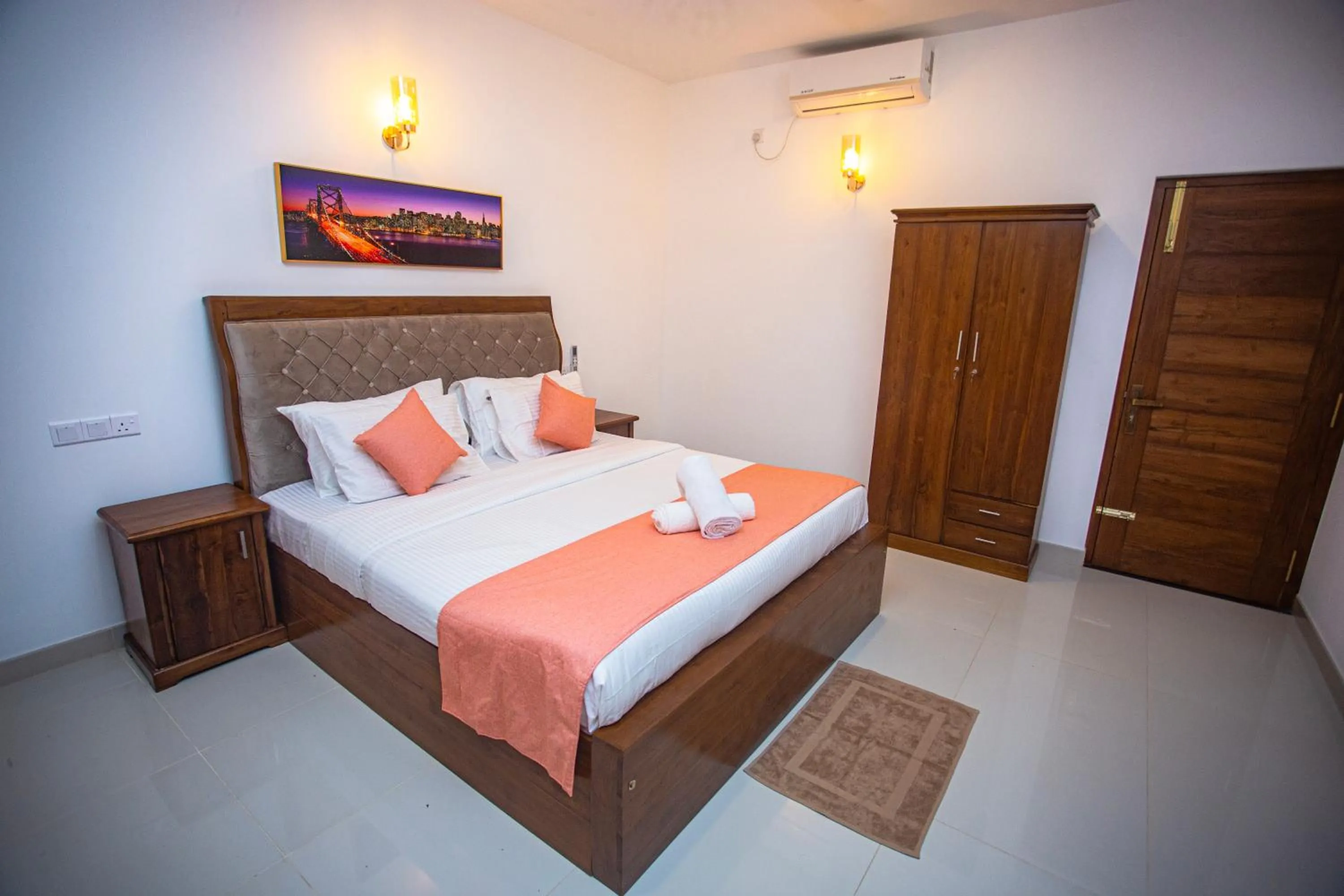 Bedroom, Bed in Villa Senaya