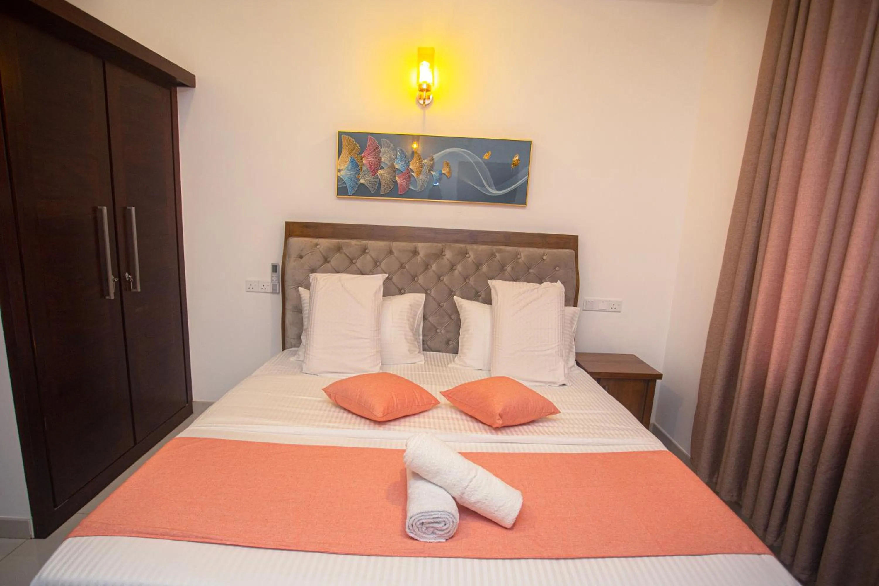 Bedroom, Bed in Villa Senaya